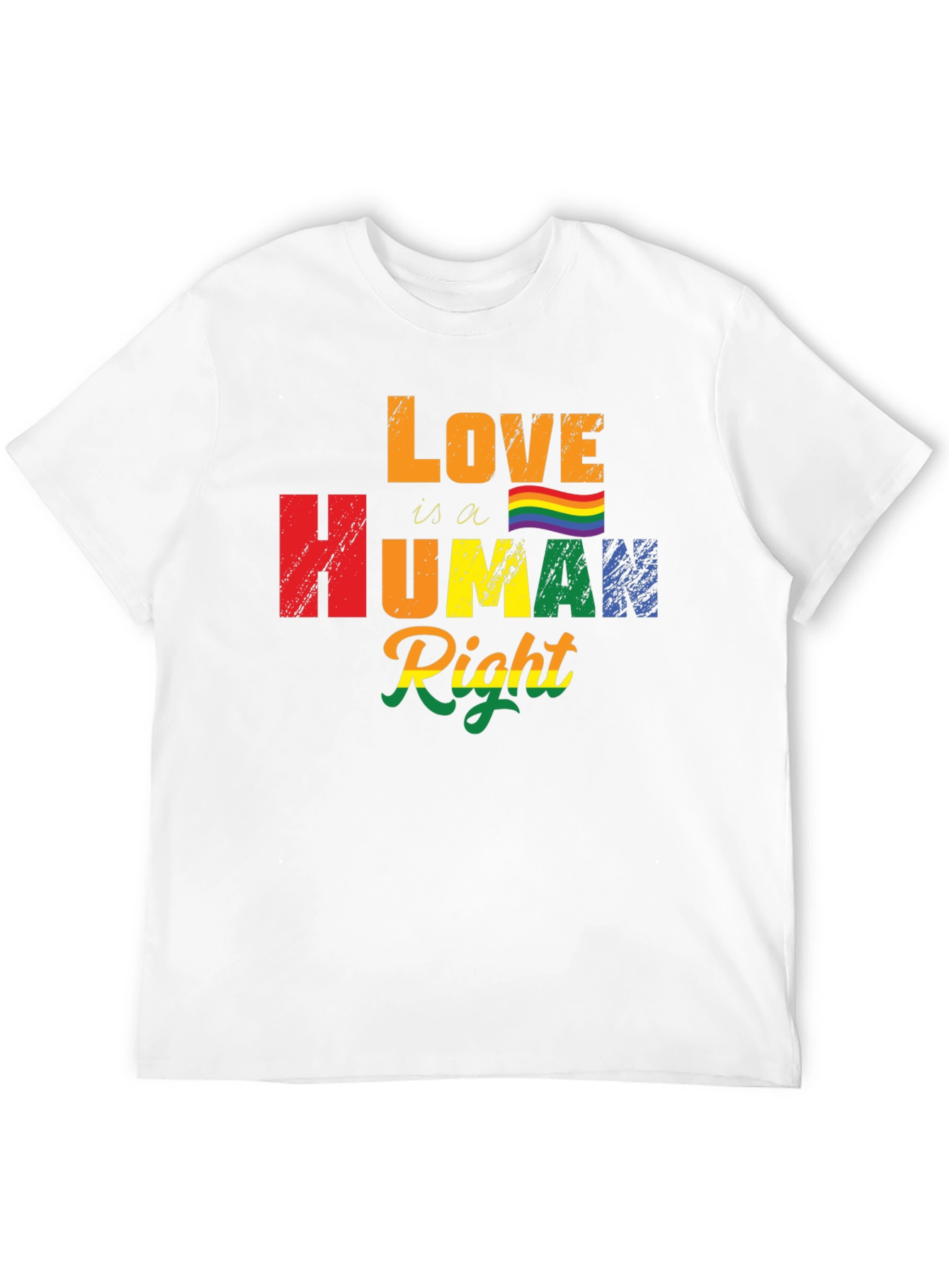 Love Is A Human Right LGBT Pride Graphic Tee