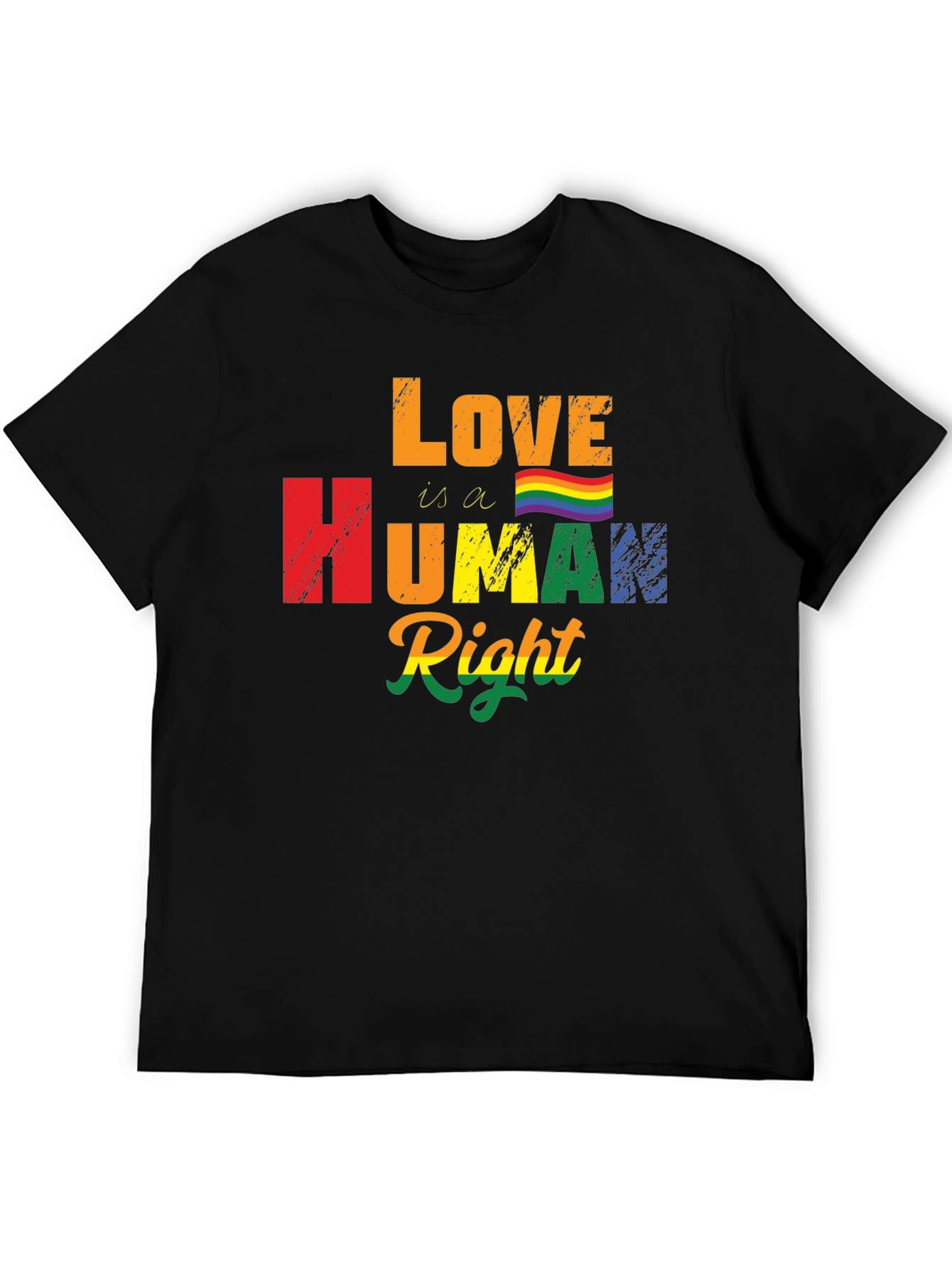 Love Is A Human Right LGBT Pride Graphic Tee