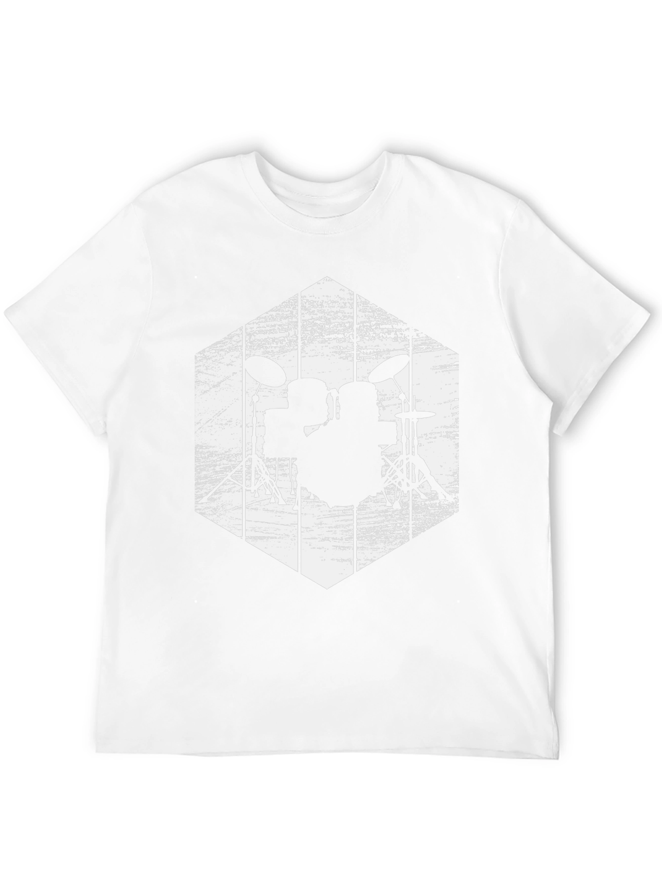 Drum Set Graphic Tee - Rock Band T-Shirt