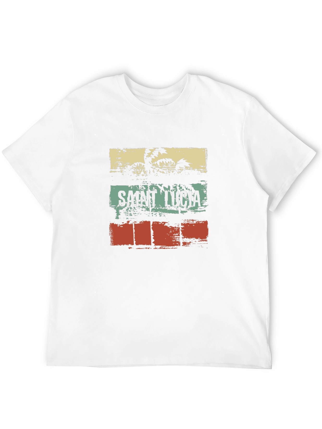 Saint Lucia Graphic T-Shirt - Island Life Design