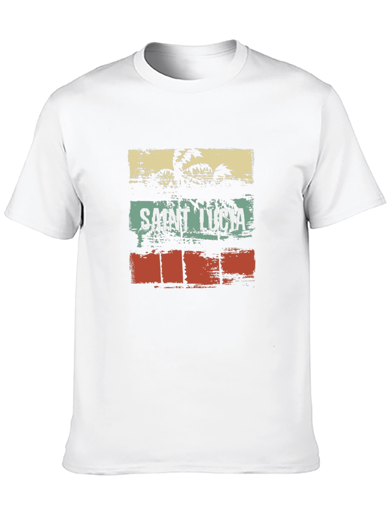 Saint Lucia Graphic T-Shirt - Island Life Design