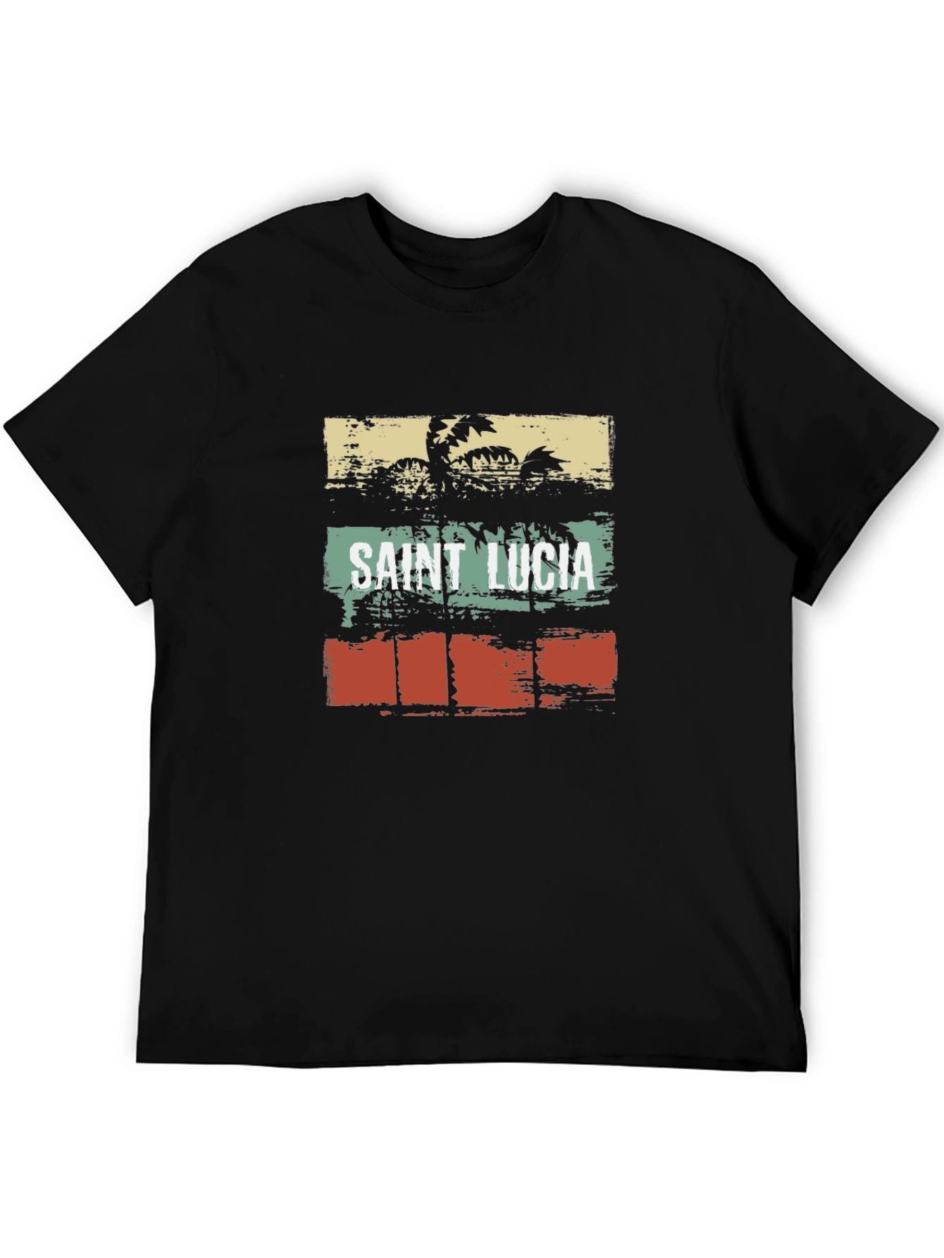 Saint Lucia Graphic T-Shirt - Island Life Design