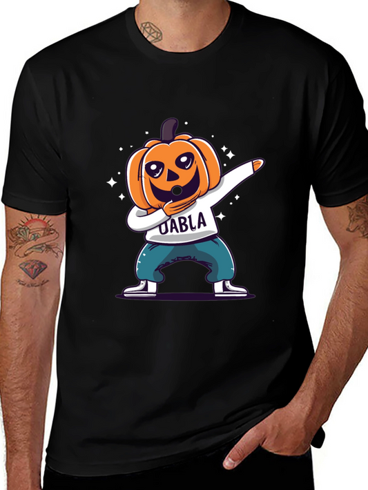 Dabbing Pumpkin Halloween T-Shirt - Spooky Season Fun