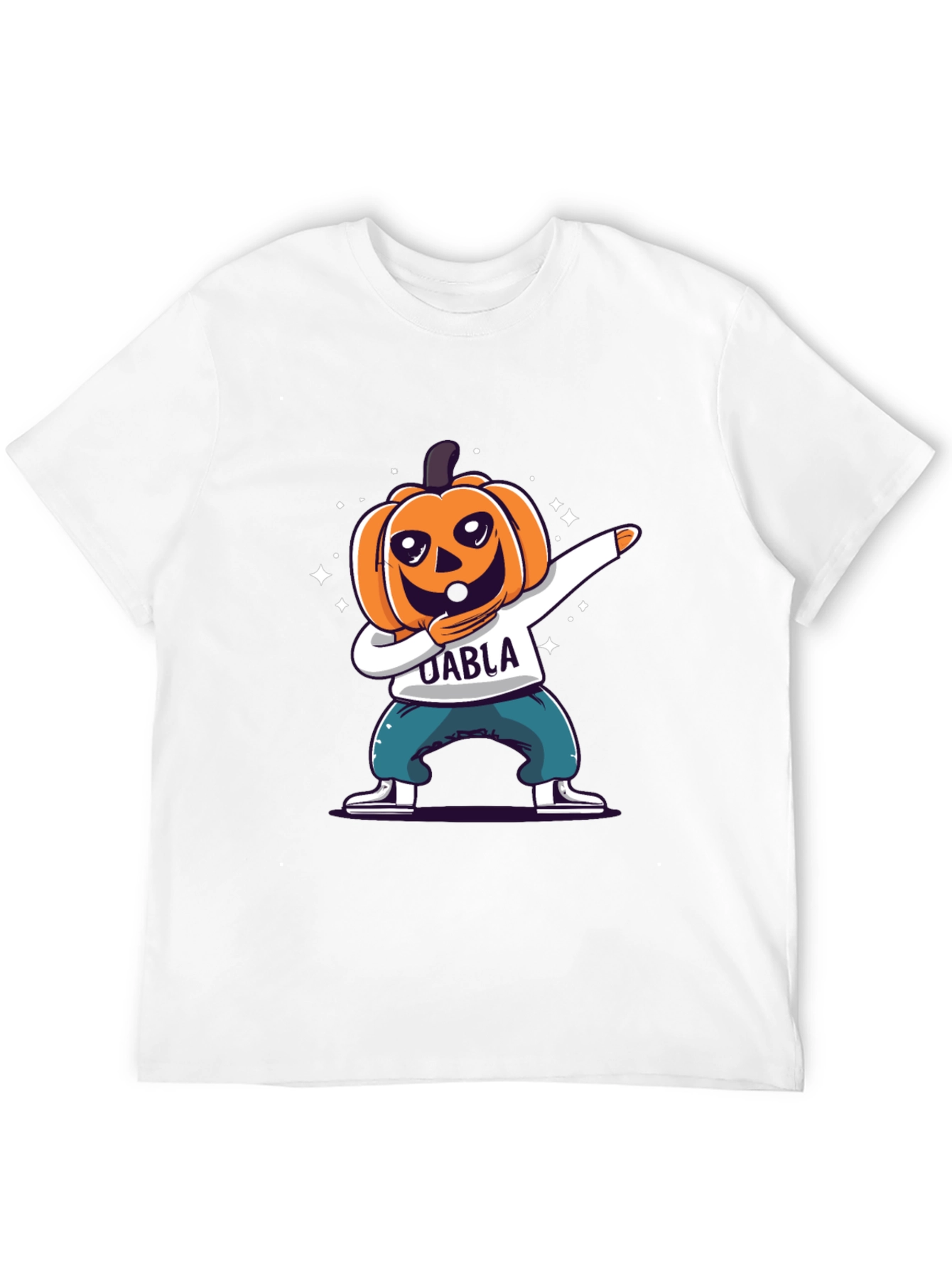 Dabbing Pumpkin Halloween T-Shirt - Spooky Season Fun