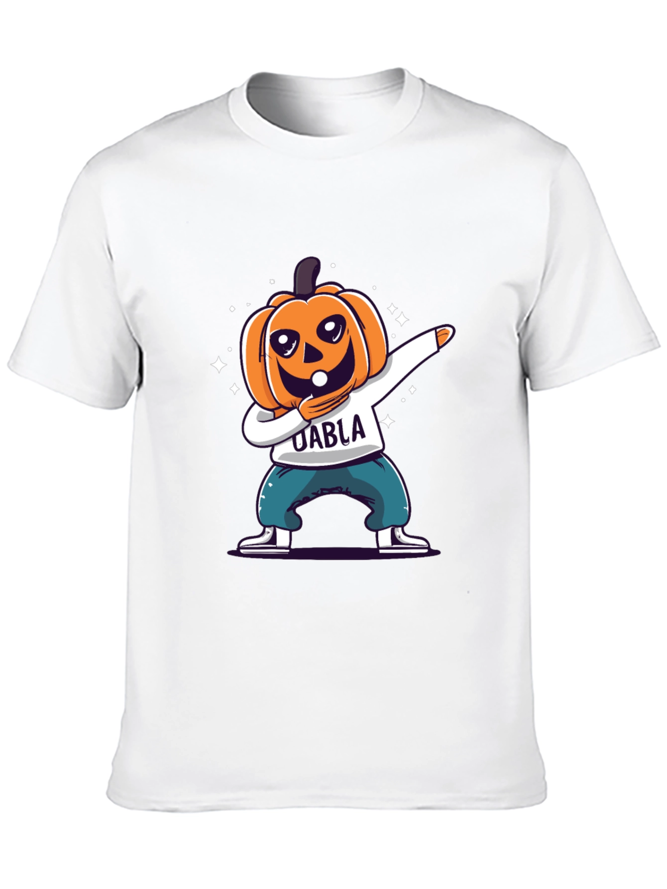 Dabbing Pumpkin Halloween T-Shirt - Spooky Season Fun