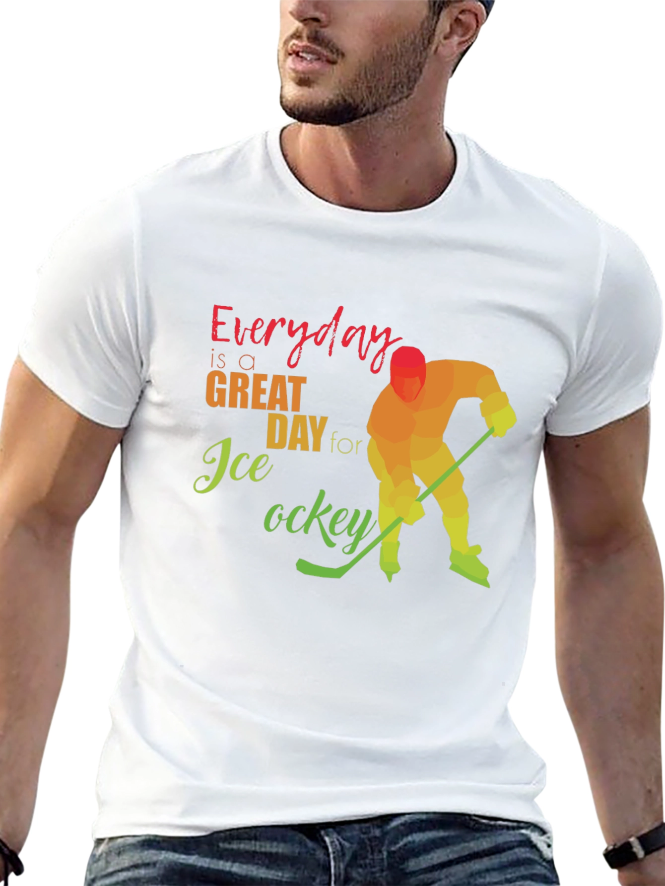 Everyday Great Day for Ice Hockey T-Shirt