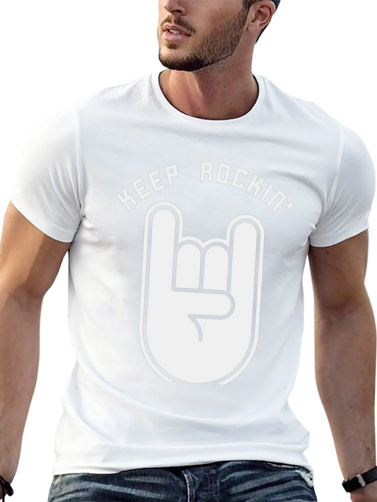Keep Rockin Graphic Tee - Black