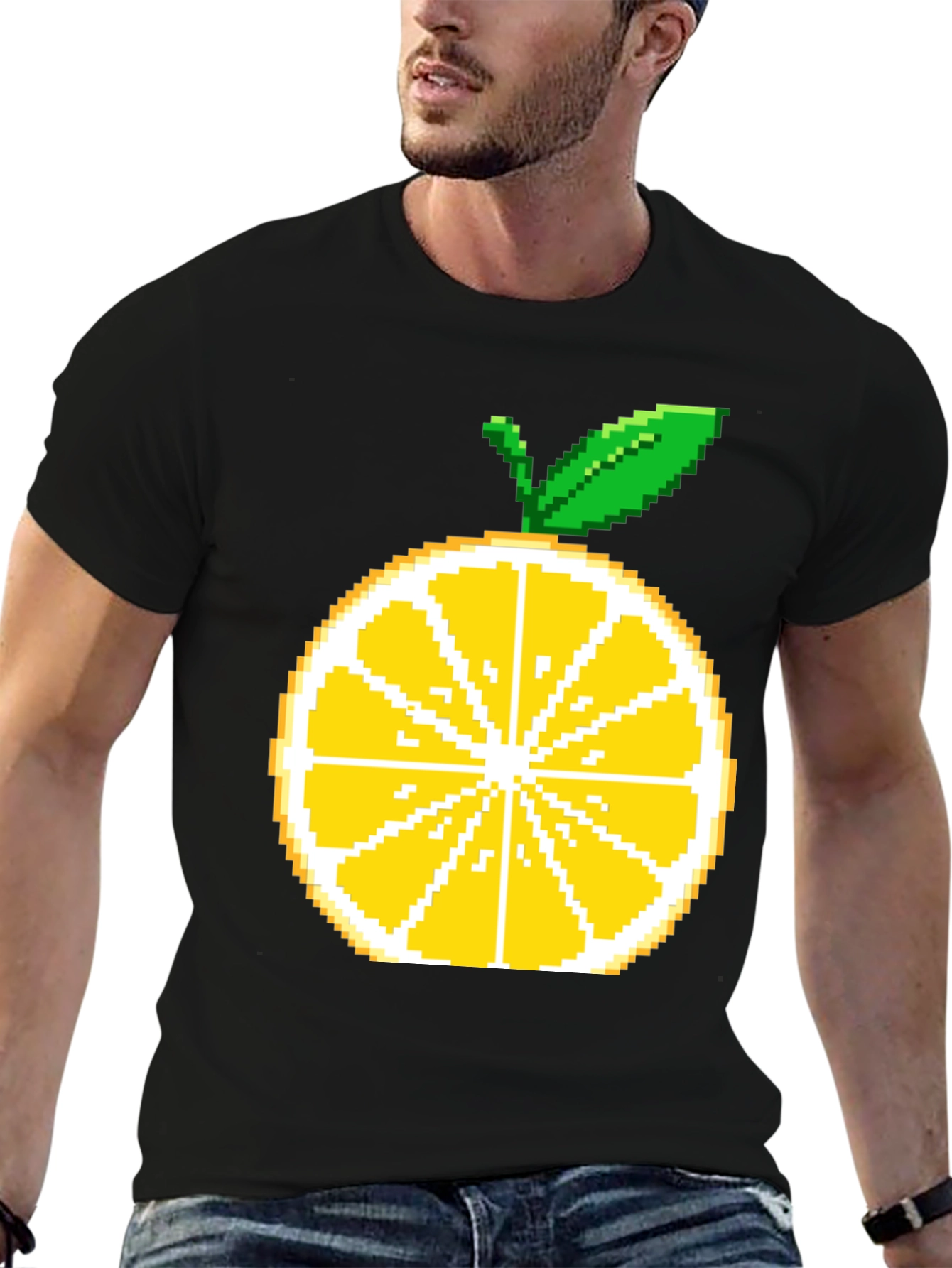 Pixel Lemon T-Shirt - Retro Gaming Style
