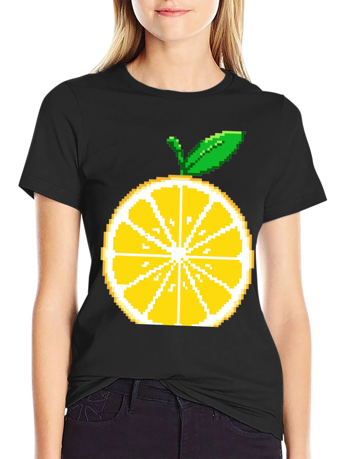 Pixel Lemon T-Shirt - Retro Gaming Style