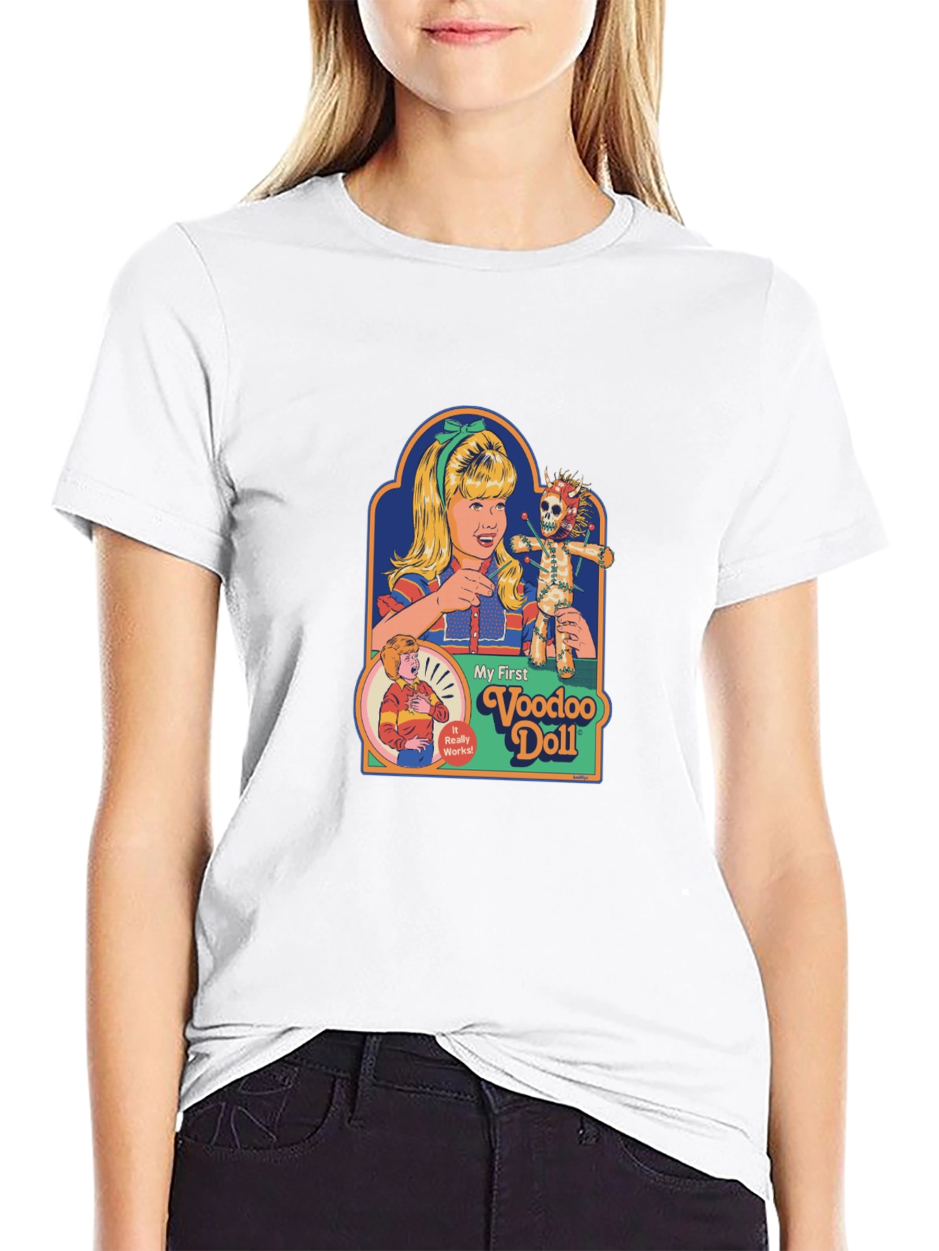My First Voodoo Doll Graphic Tee - Black