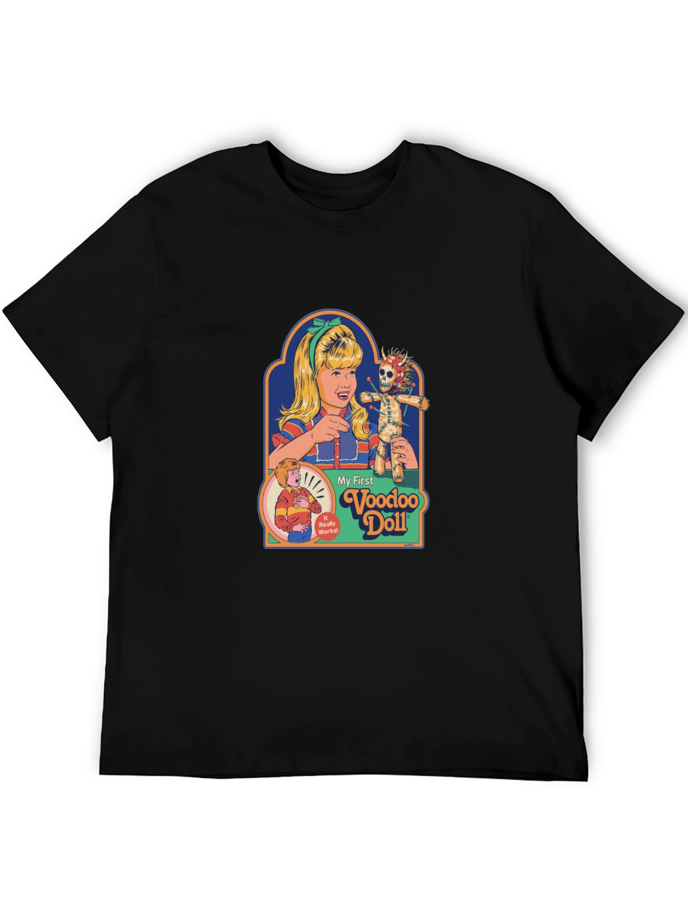My First Voodoo Doll Graphic Tee - Black