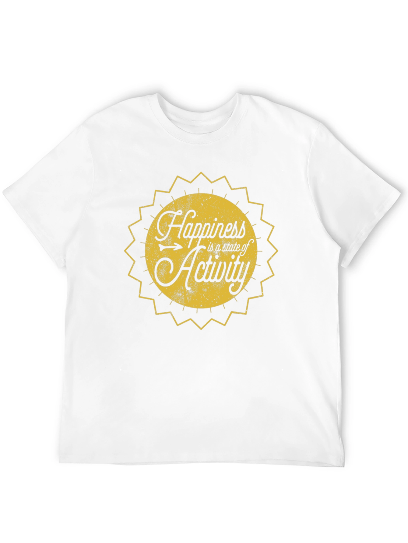 Happiness is Activity T-Shirt - Black