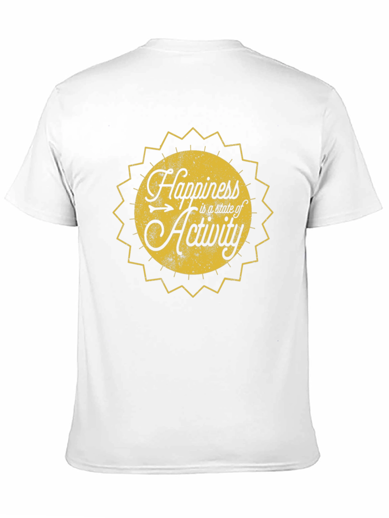 Happiness is Activity T-Shirt - Black