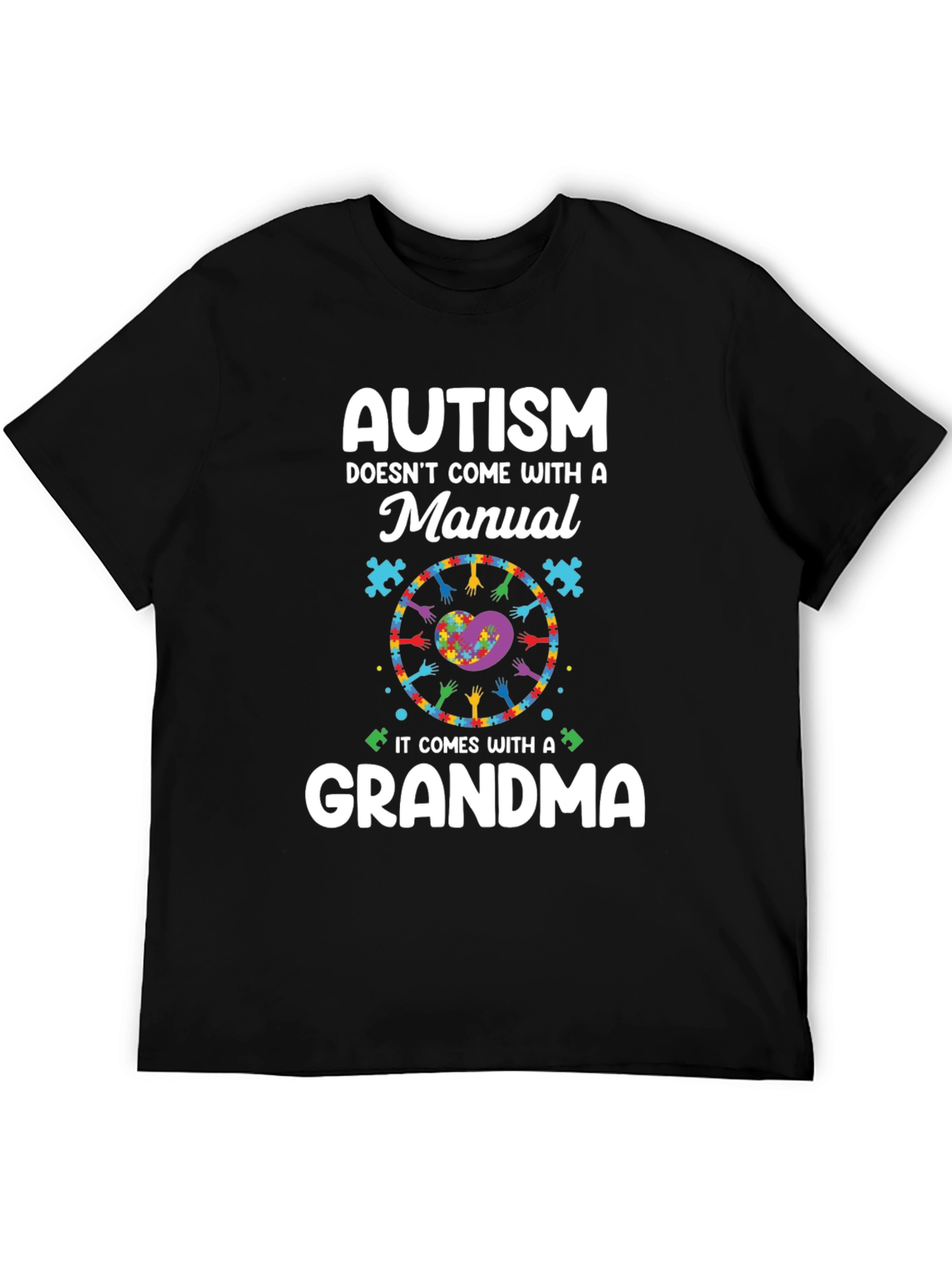 Autism Grandma T-Shirt: Awareness & Support Tee