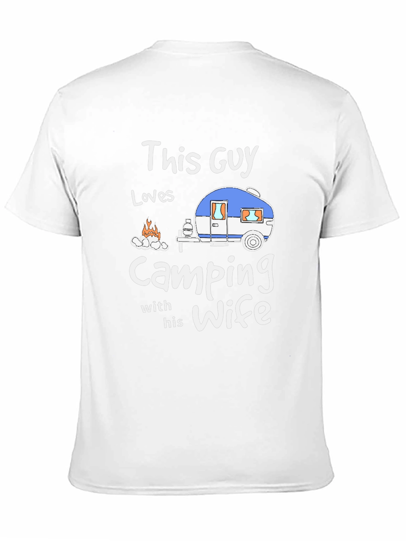 Camping Enthusiast Graphic Tee - This Guy Loves Camping