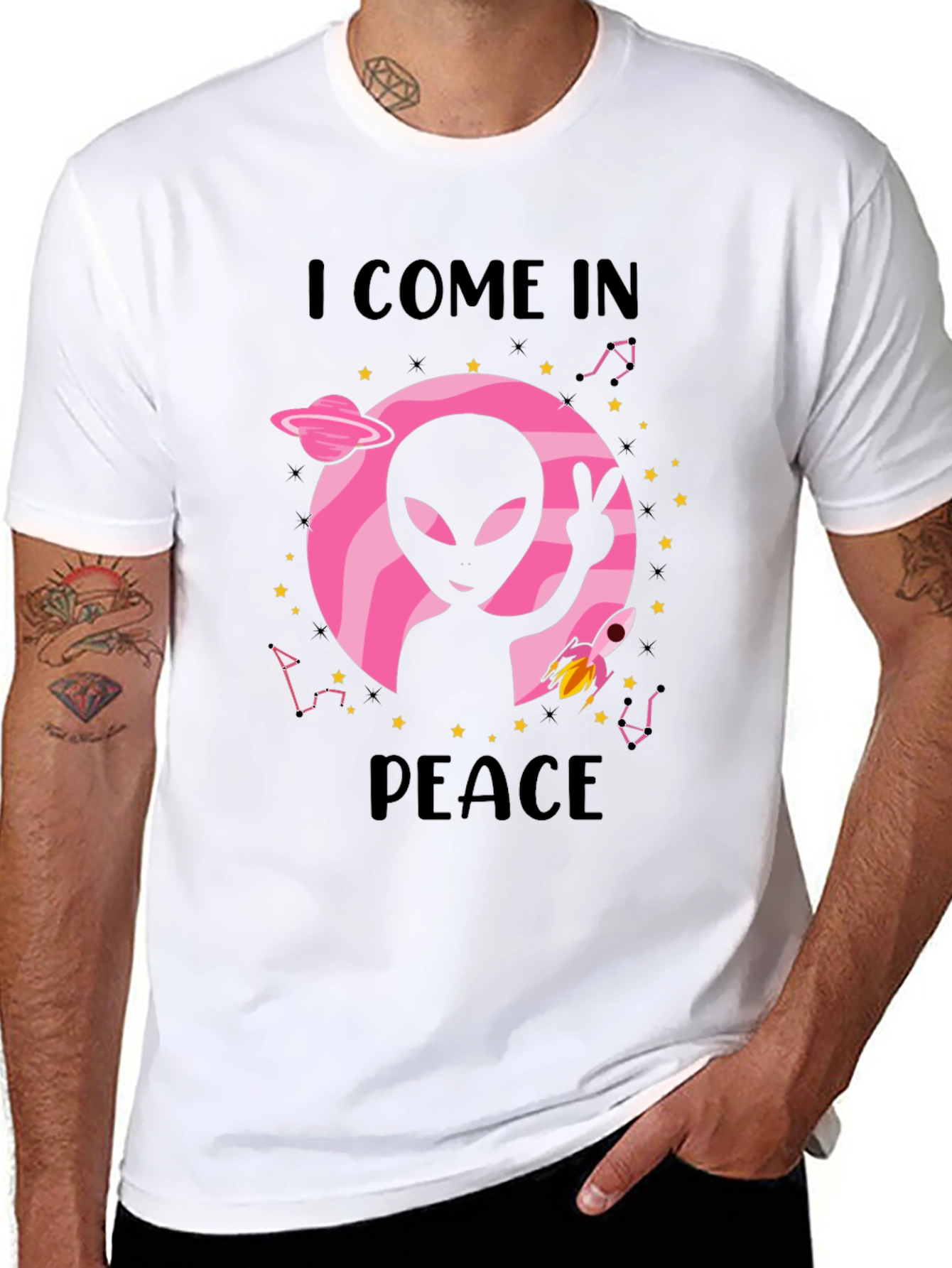 I Come In Peace Graphic Tee