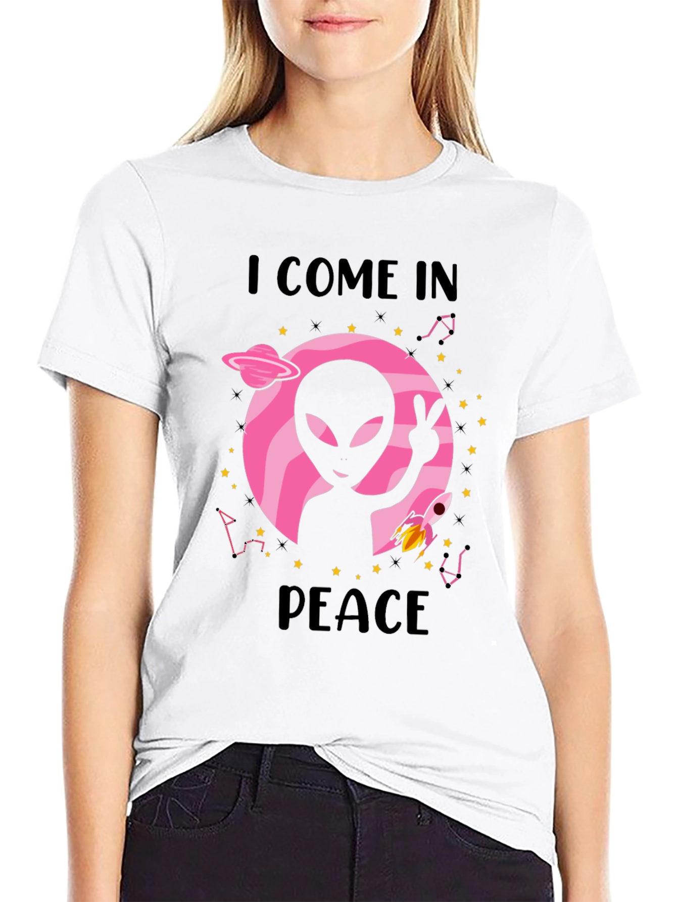 I Come In Peace Graphic Tee