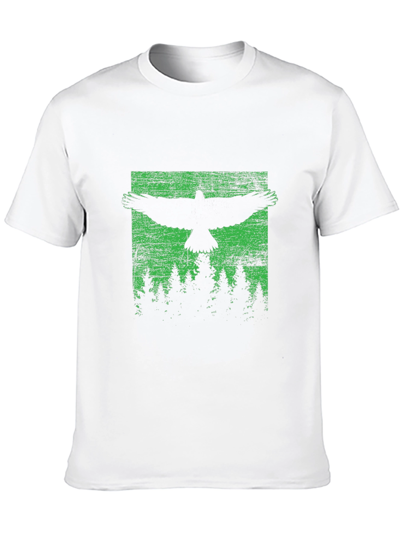 Raven Forest Graphic Tee - Black Unisex Shirt