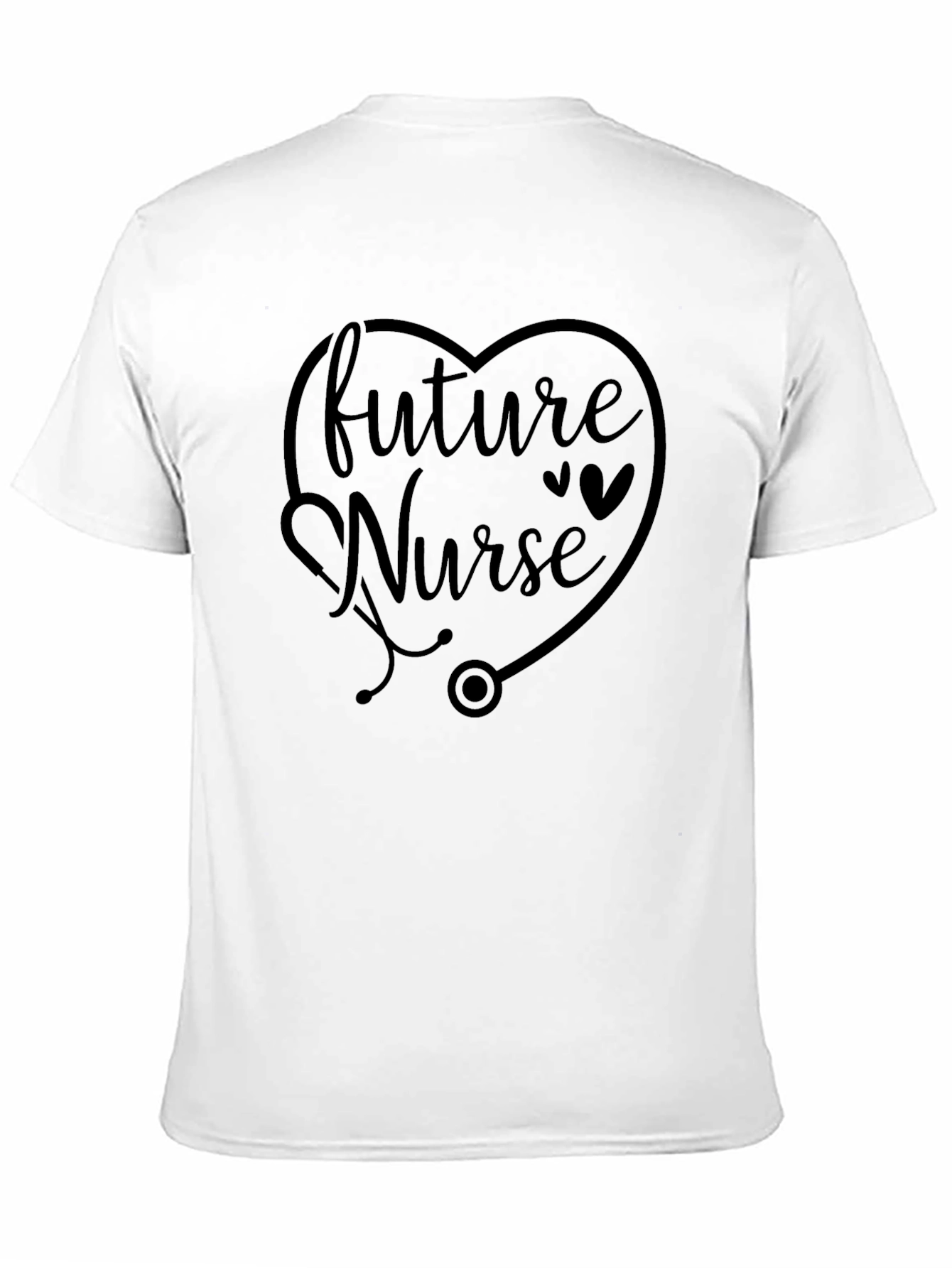 Future Nurse T-Shirt - Heart Stethoscope Design