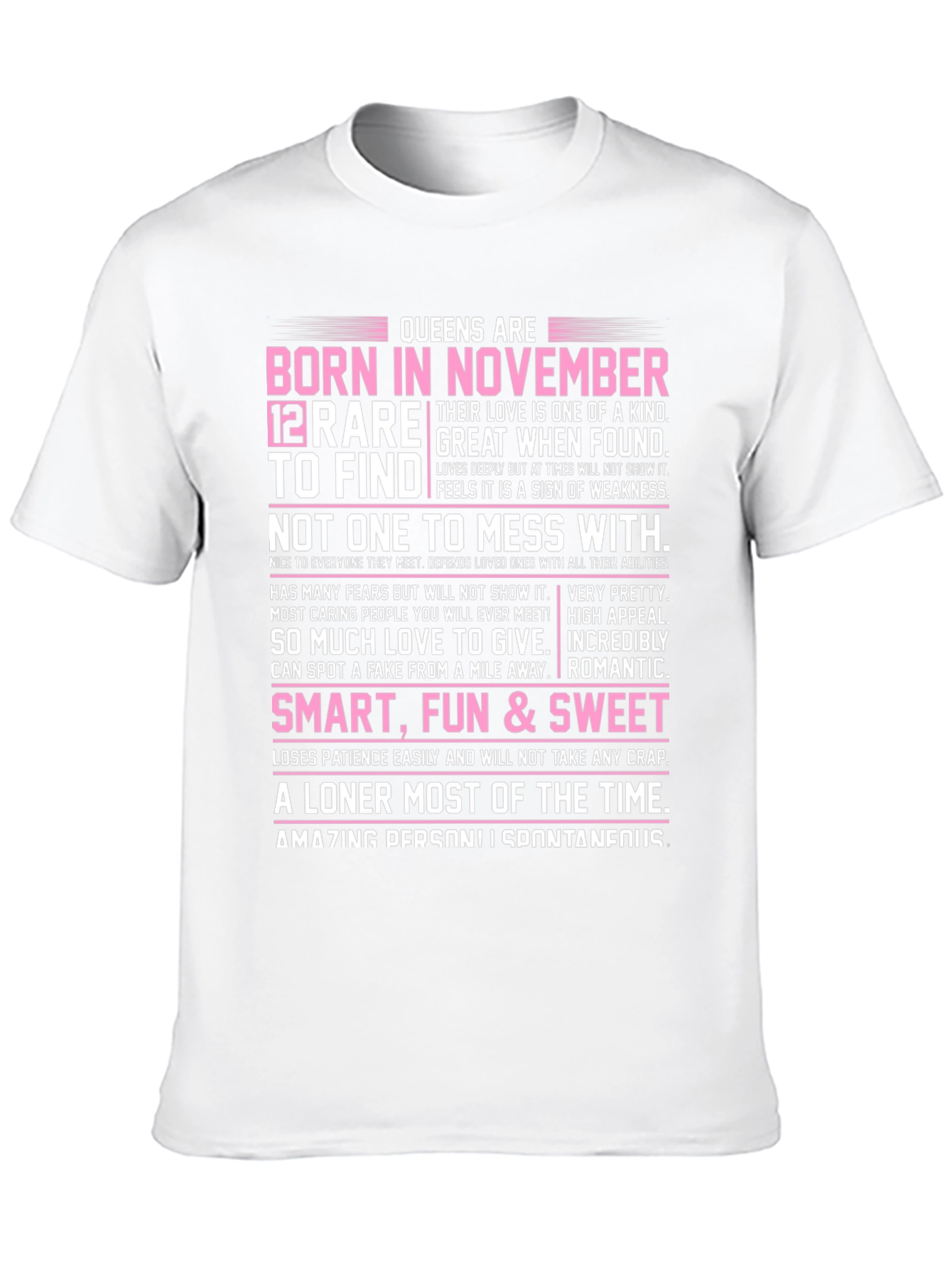 Queens Born in November Graphic T-Shirt