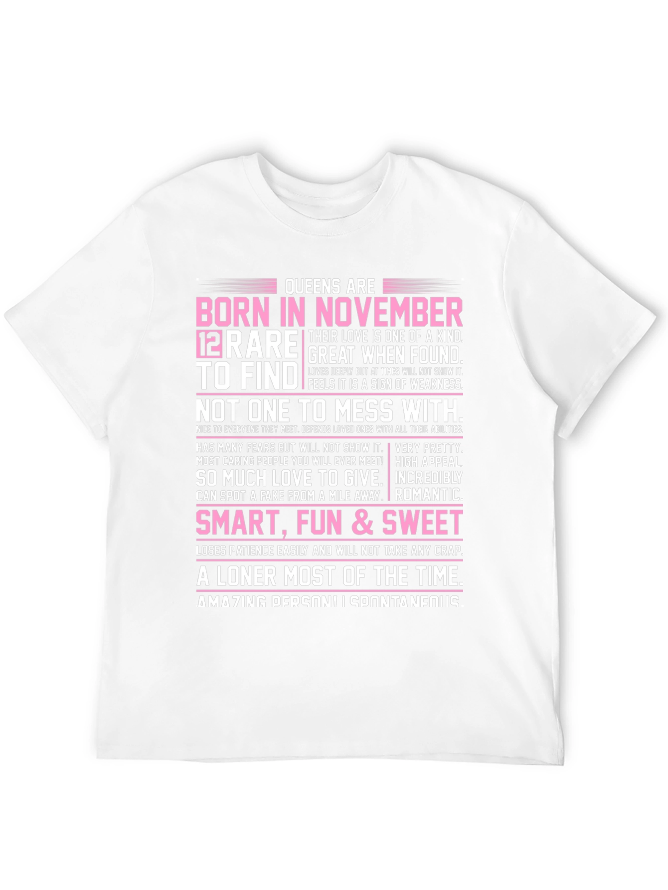 Queens Born in November Graphic T-Shirt