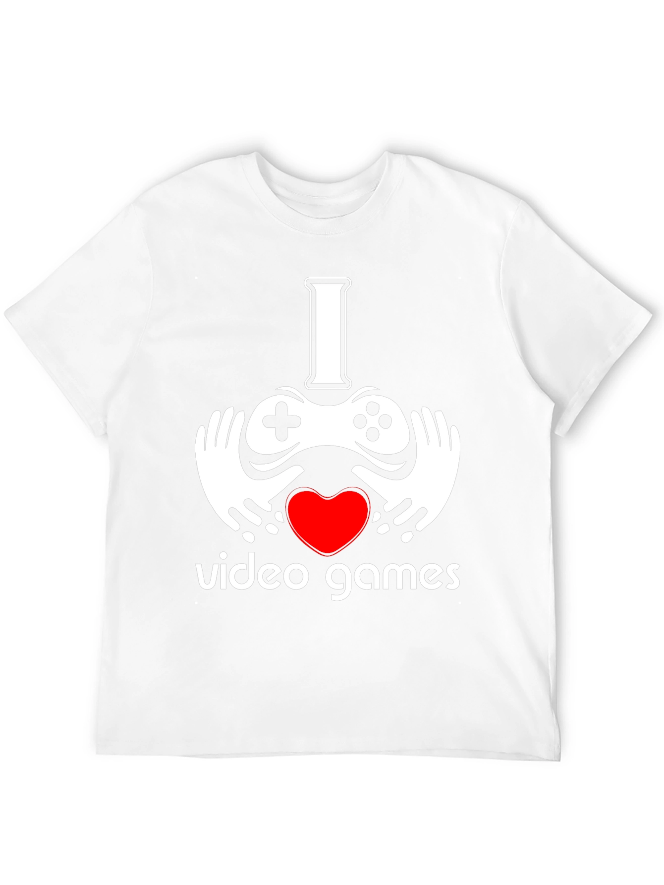 I Heart Video Games Black Graphic Tee