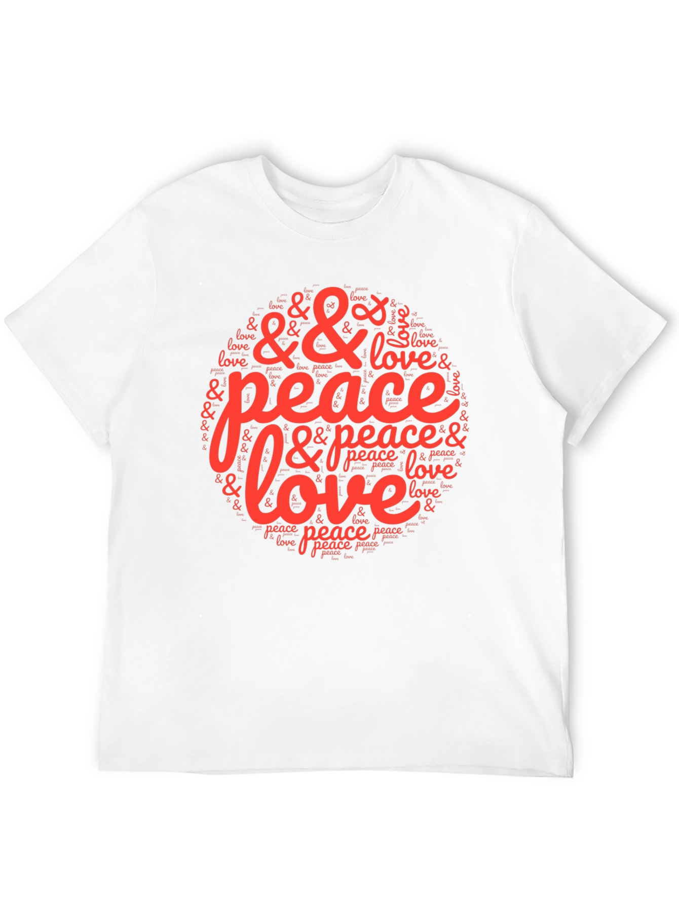 Peace & Love Graphic T-Shirt - Stylish Design