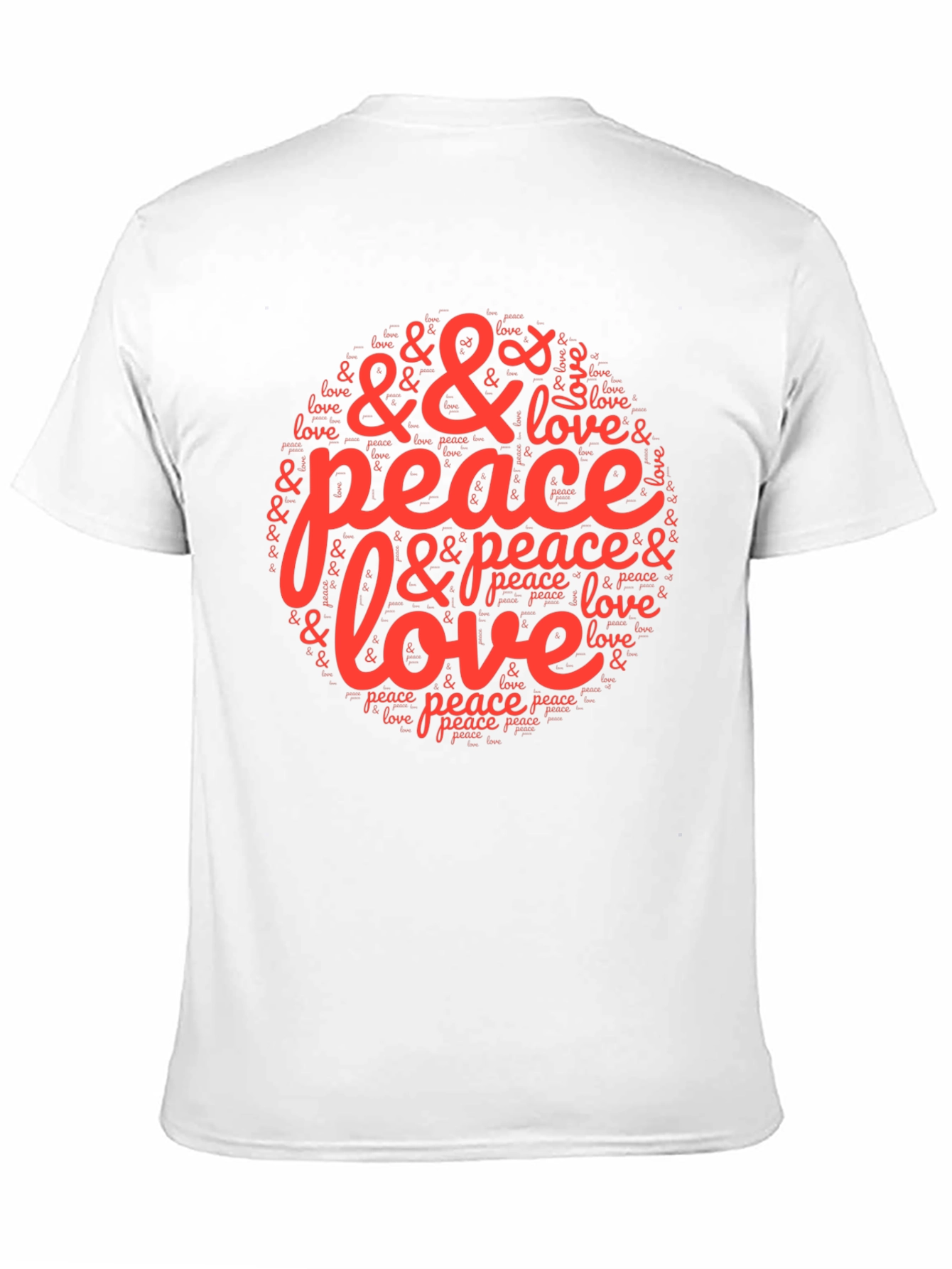 Peace & Love Graphic T-Shirt - Stylish Design