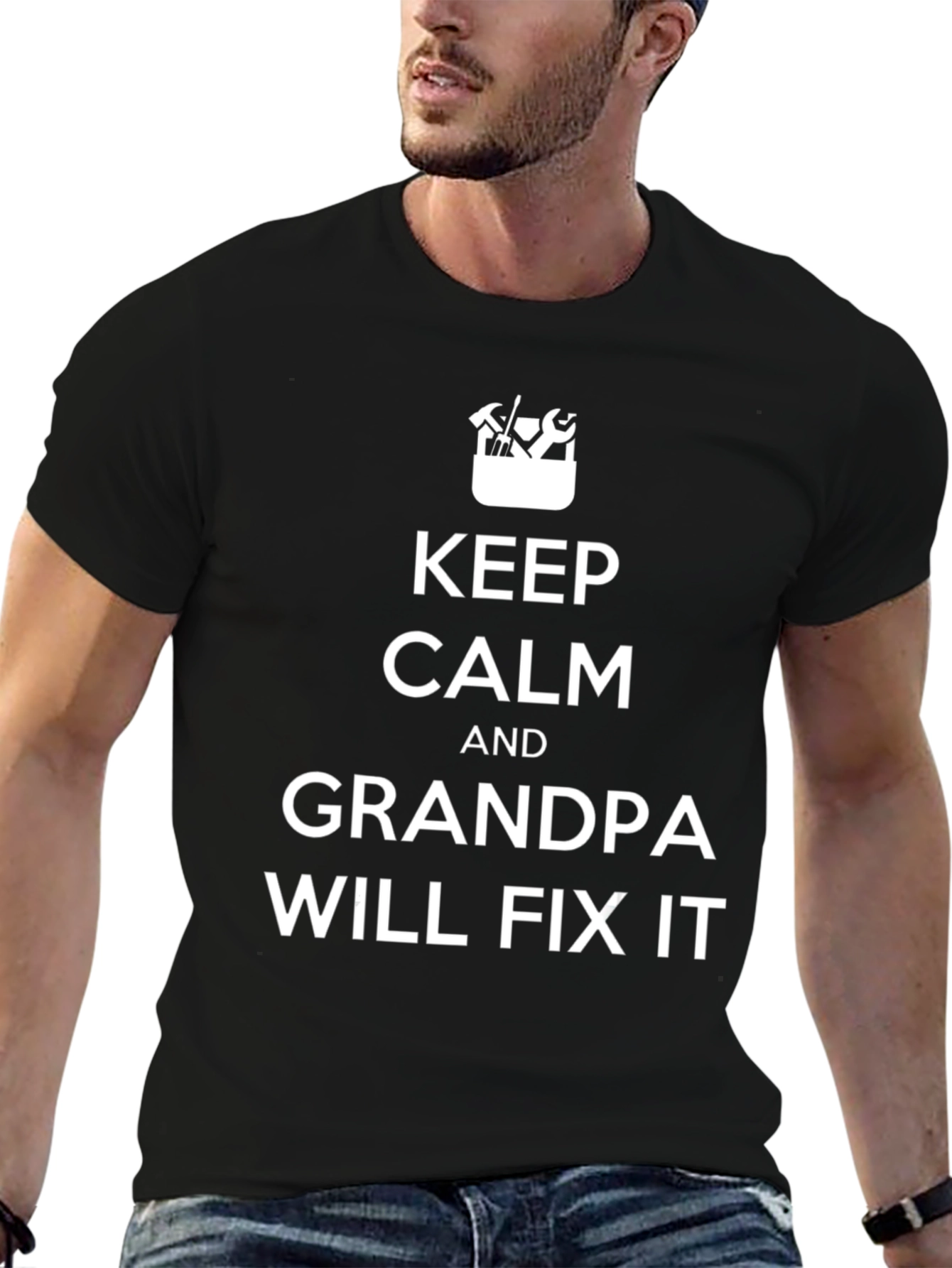 Keep Calm Grandpa Will Fix It T-Shirt