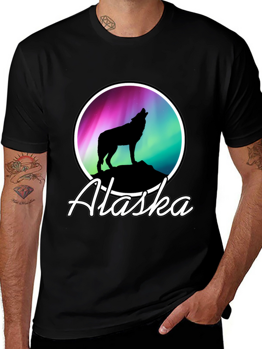 Alaska Wolf Silhouette T-Shirt