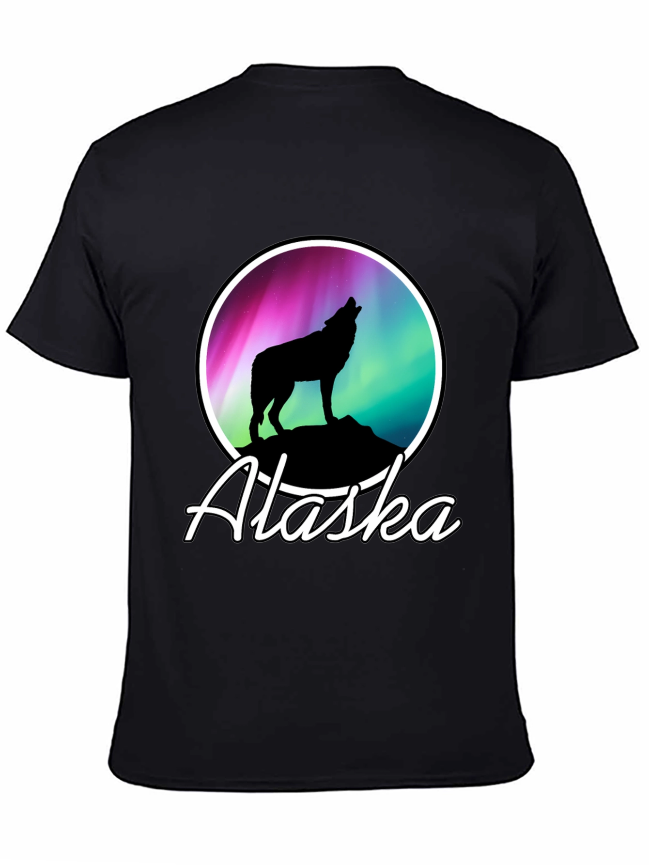 Alaska Wolf Silhouette T-Shirt