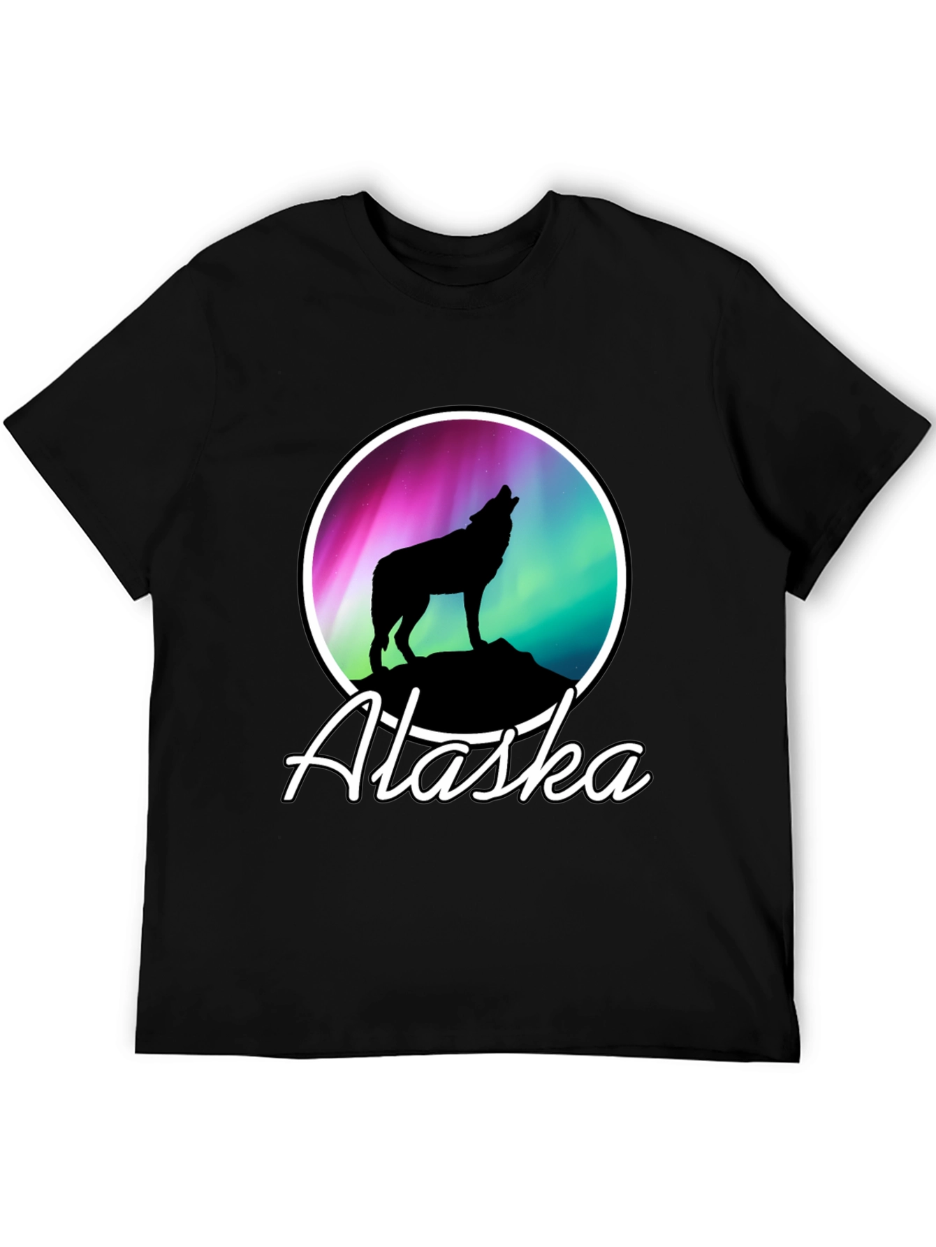 Alaska Wolf Silhouette T-Shirt