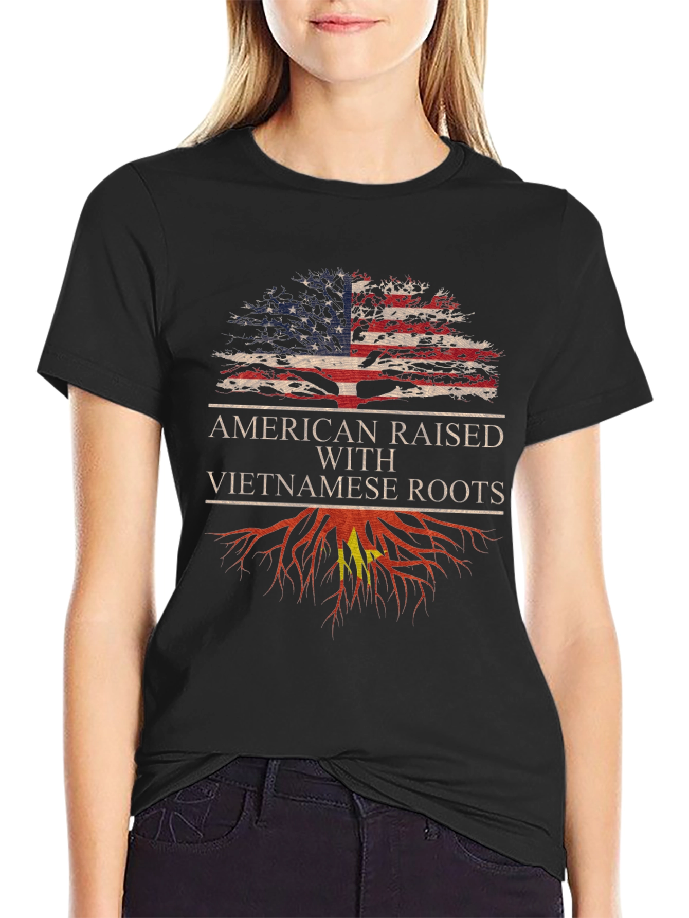 American Raised with Vietnamese Roots T-Shirt