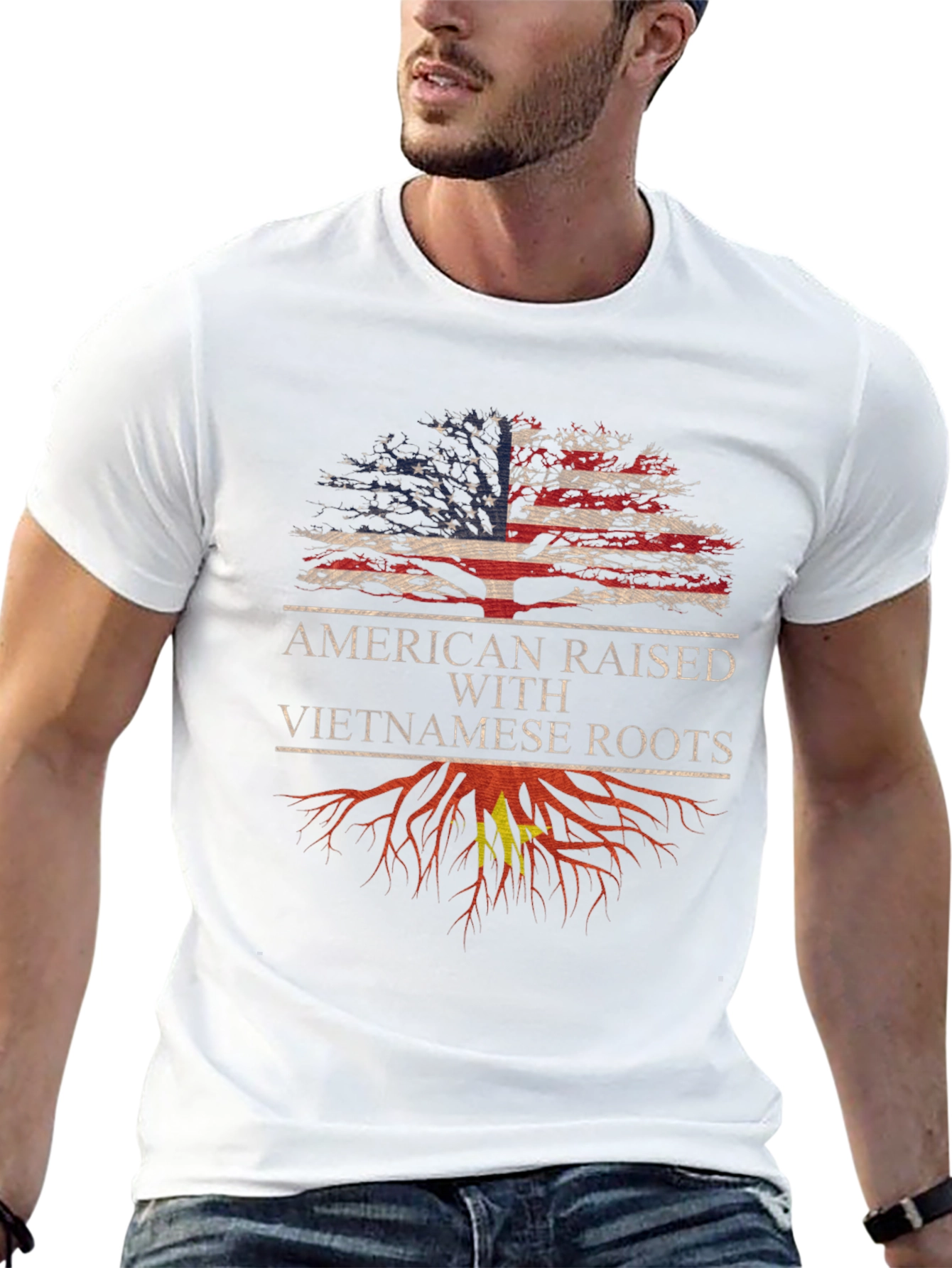 American Raised with Vietnamese Roots T-Shirt