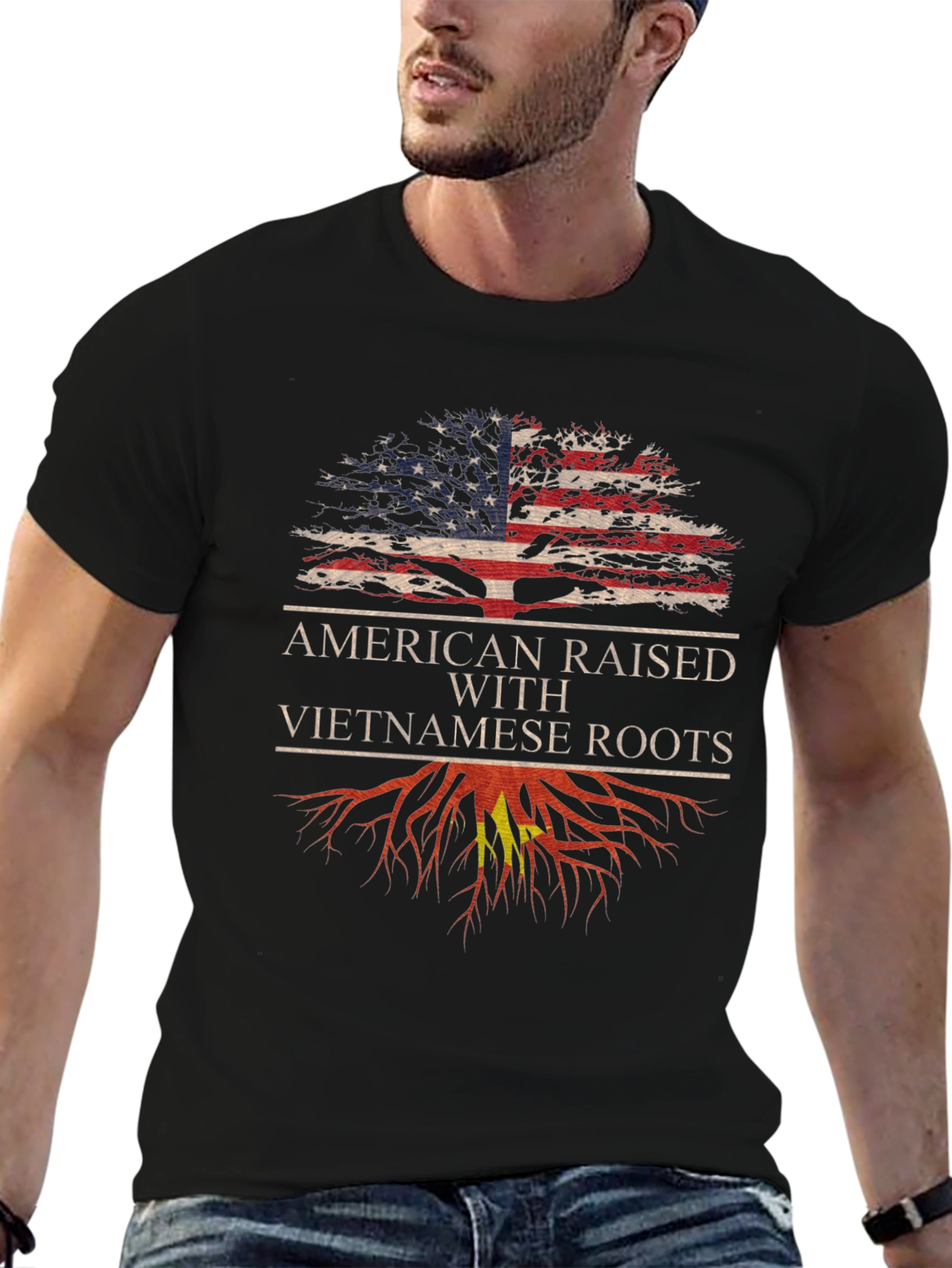 American Raised with Vietnamese Roots T-Shirt