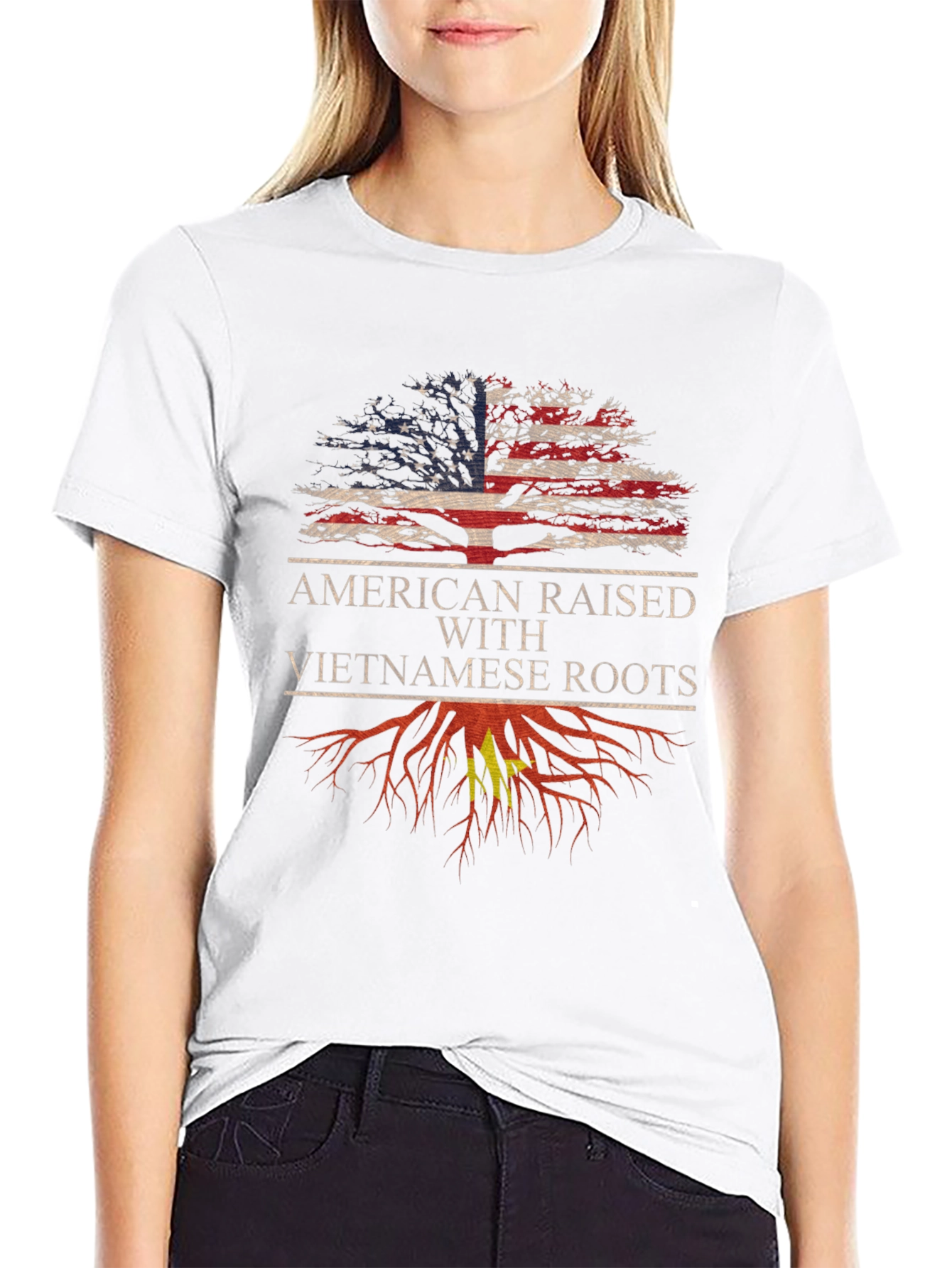 American Raised with Vietnamese Roots T-Shirt
