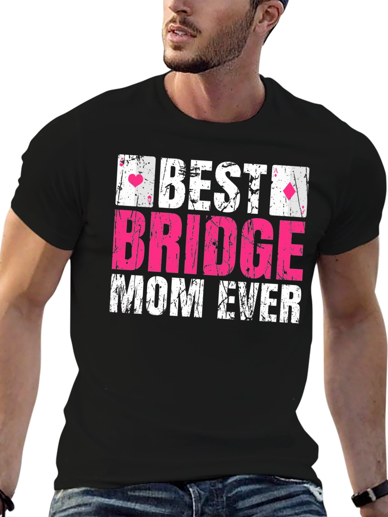 Best Bridge Mom Ever T-Shirt - Card Game Gift