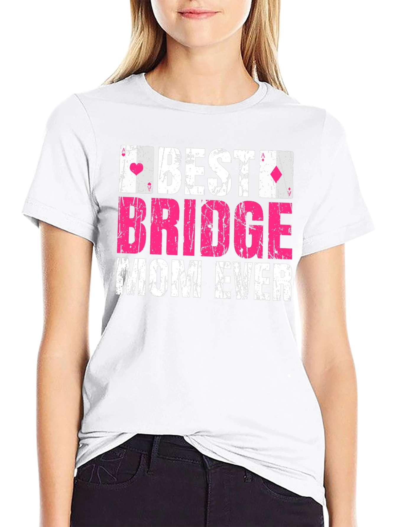 Best Bridge Mom Ever T-Shirt - Card Game Gift