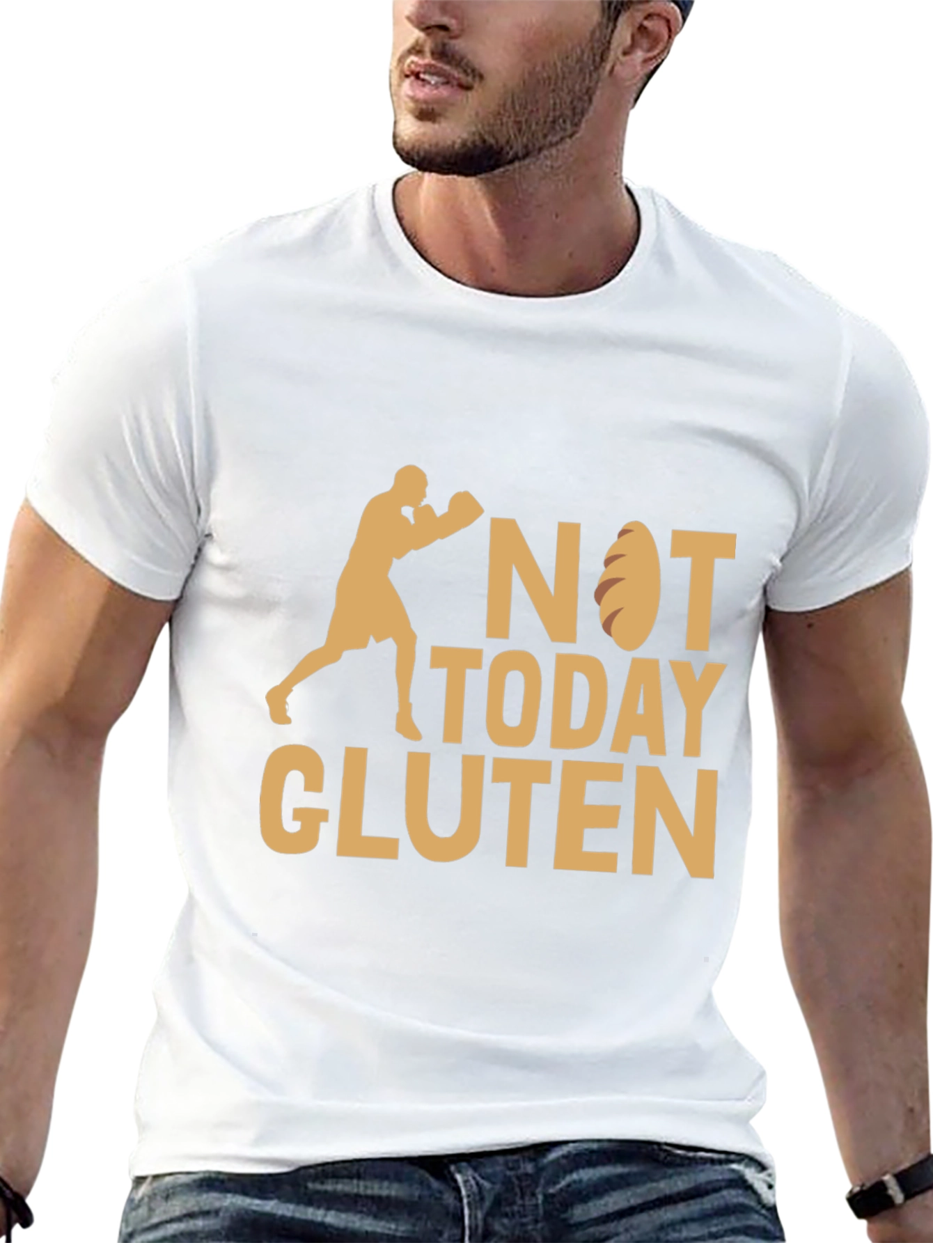 Not Today Gluten T-Shirt - Boxer Design