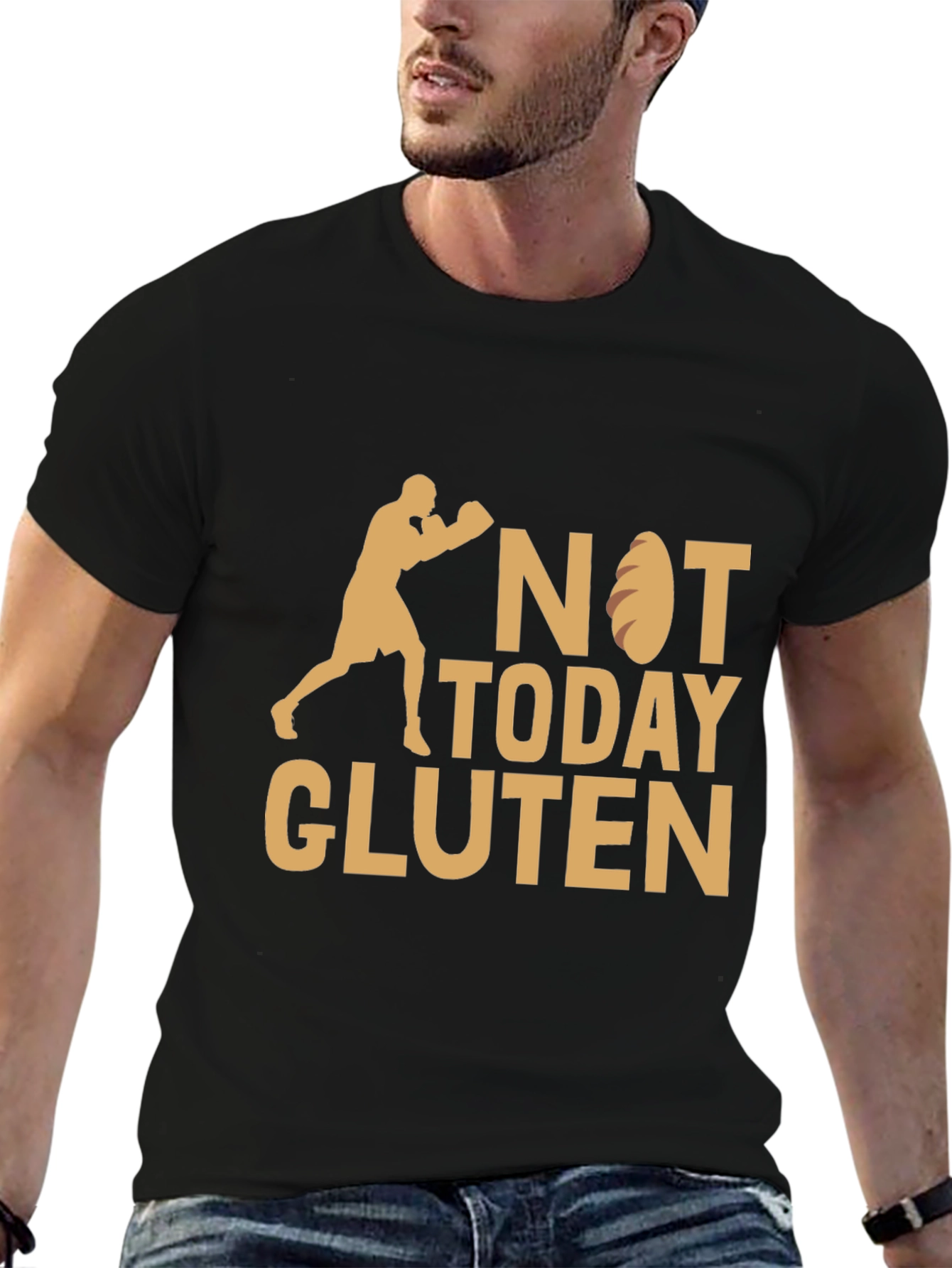 Not Today Gluten T-Shirt - Boxer Design