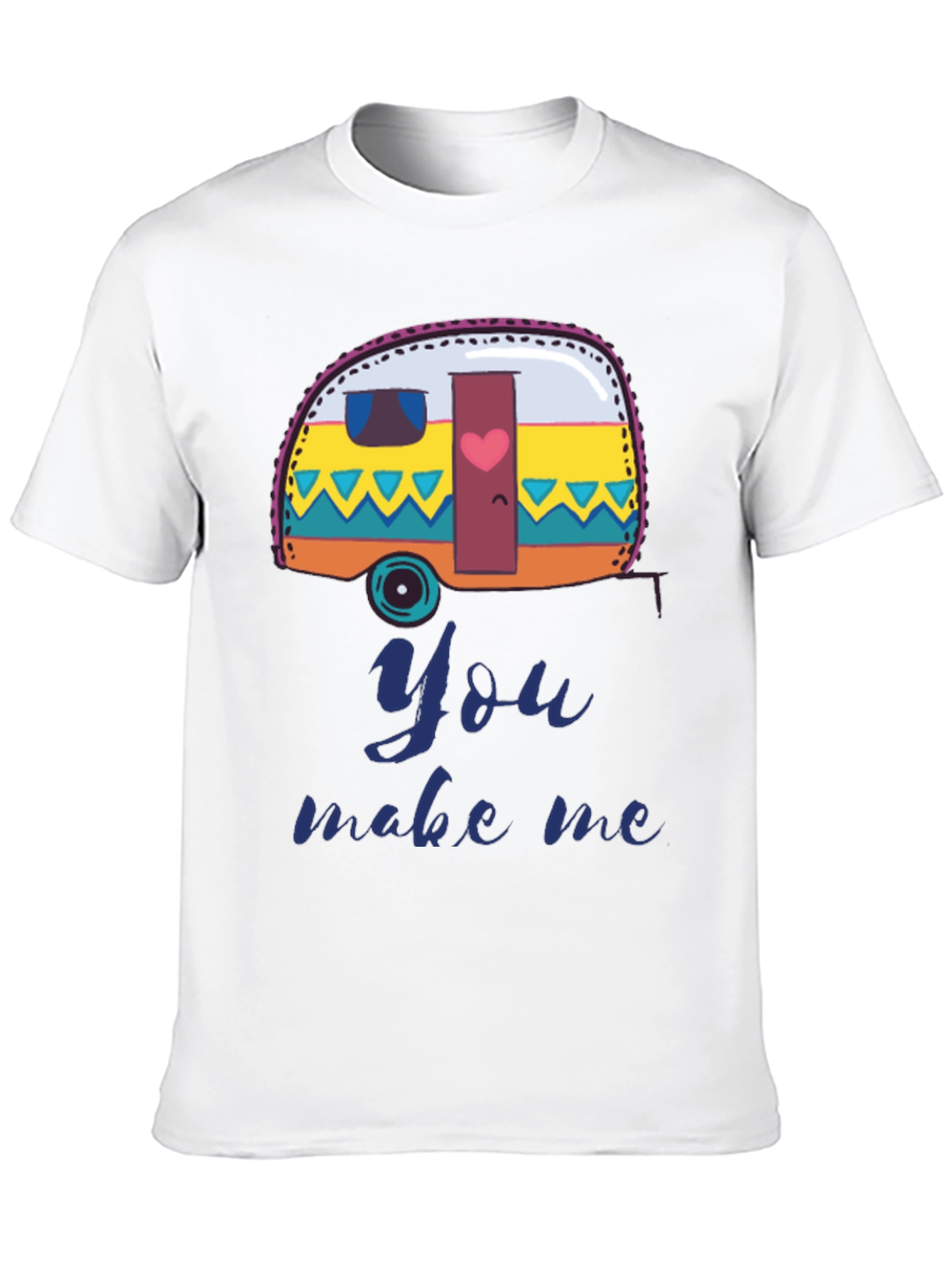 Camper Van You Make Me T-Shirt - Black