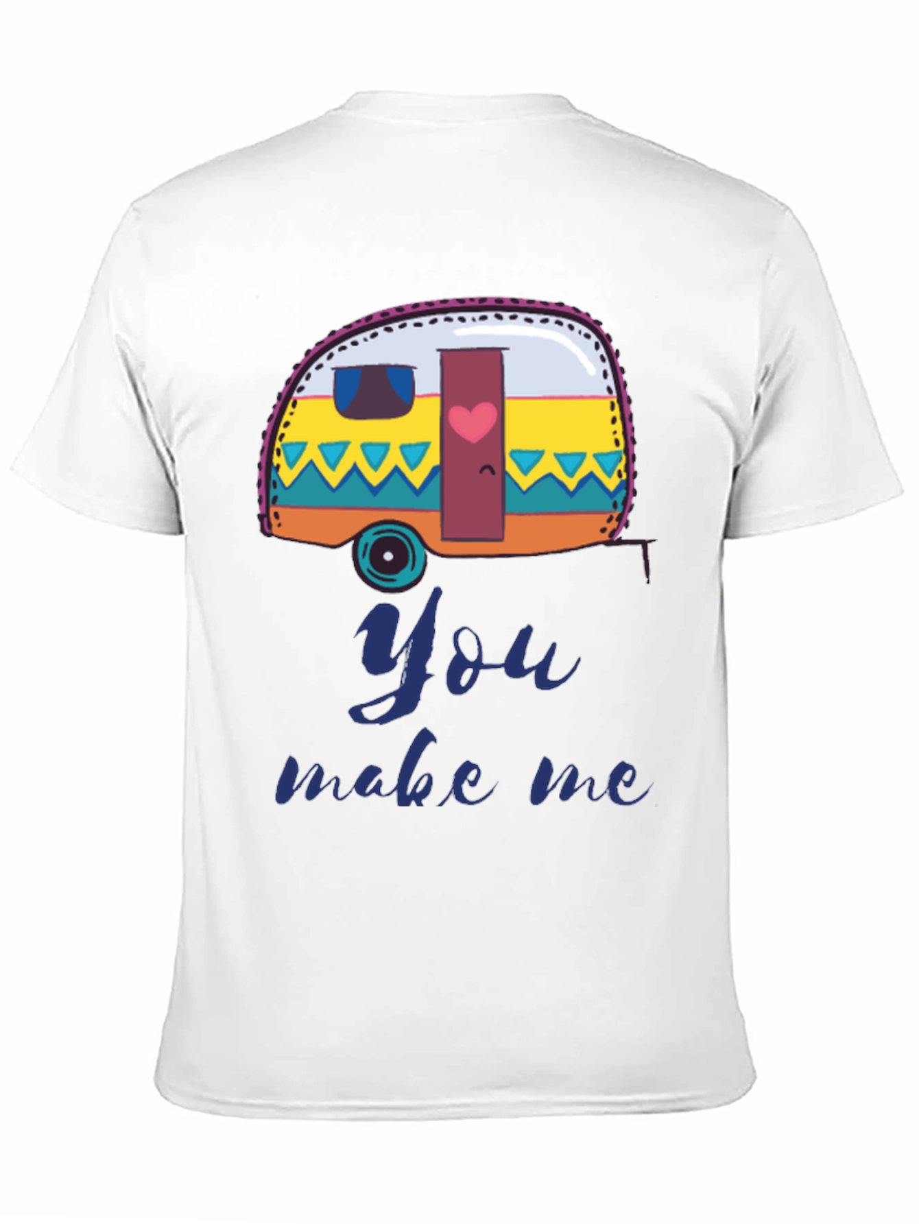 Camper Van You Make Me T-Shirt - Black