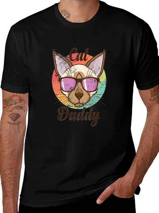 Cat Daddy T-Shirt - Cool Cat Lover Tee