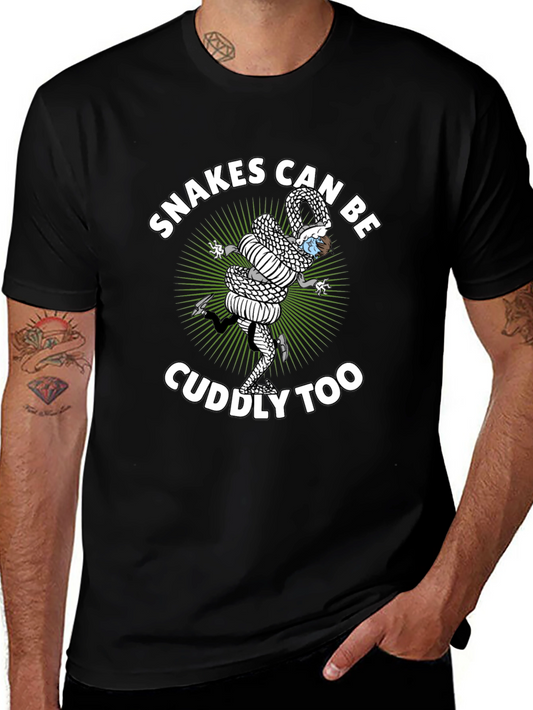 Snakes Can Be Cuddly Too Graphic Tee