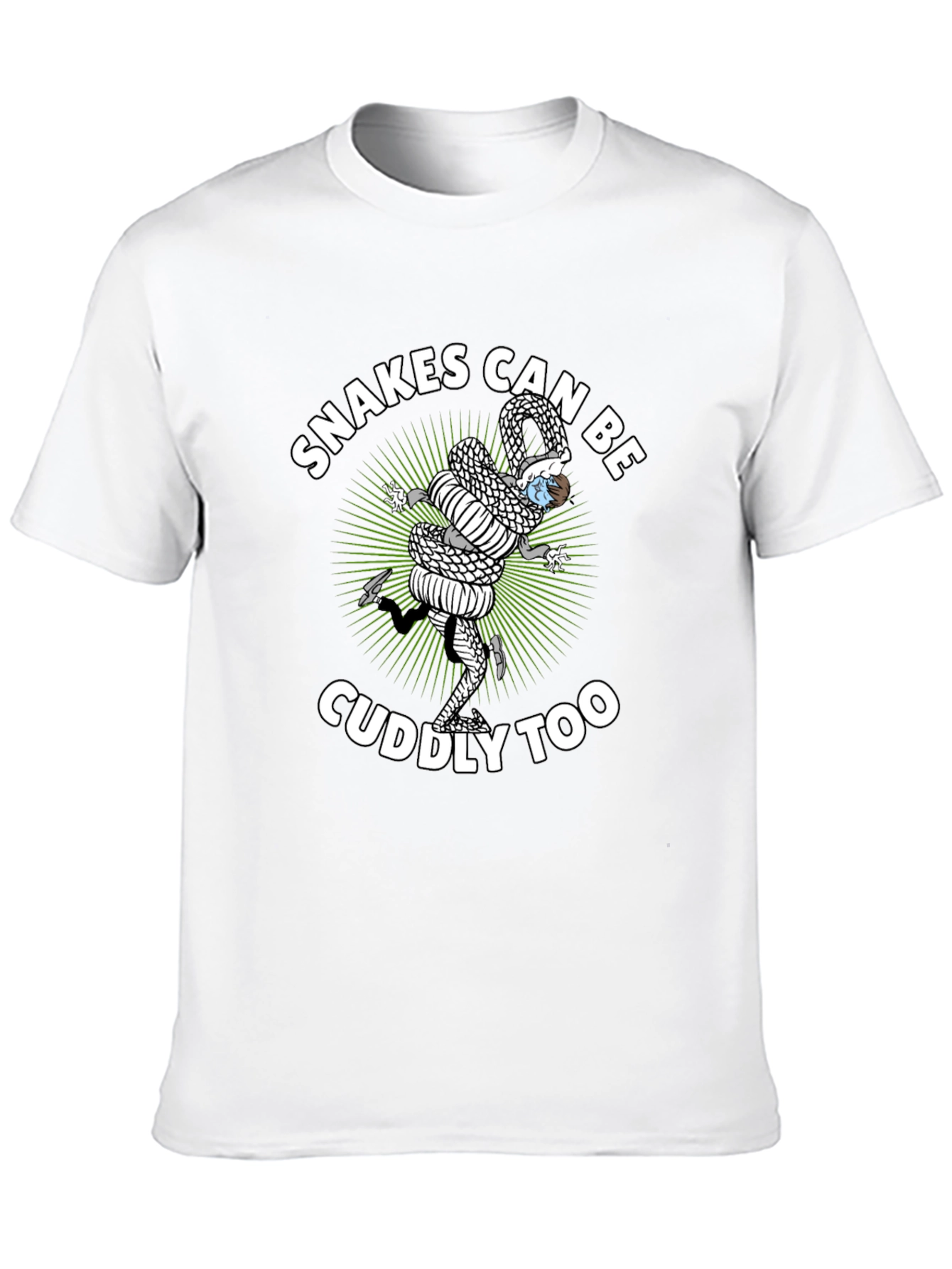 Snakes Can Be Cuddly Too Graphic Tee