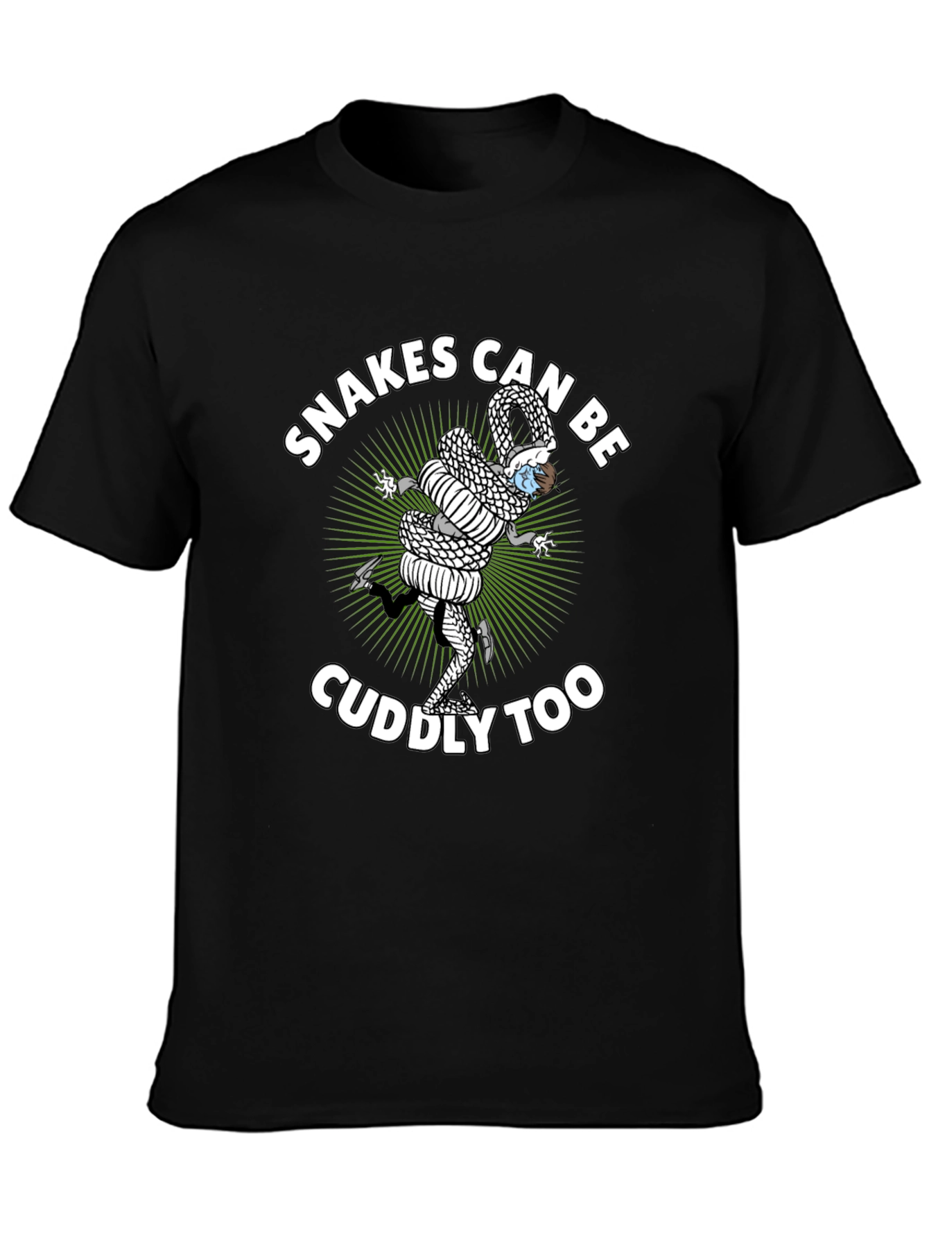 Snakes Can Be Cuddly Too Graphic Tee
