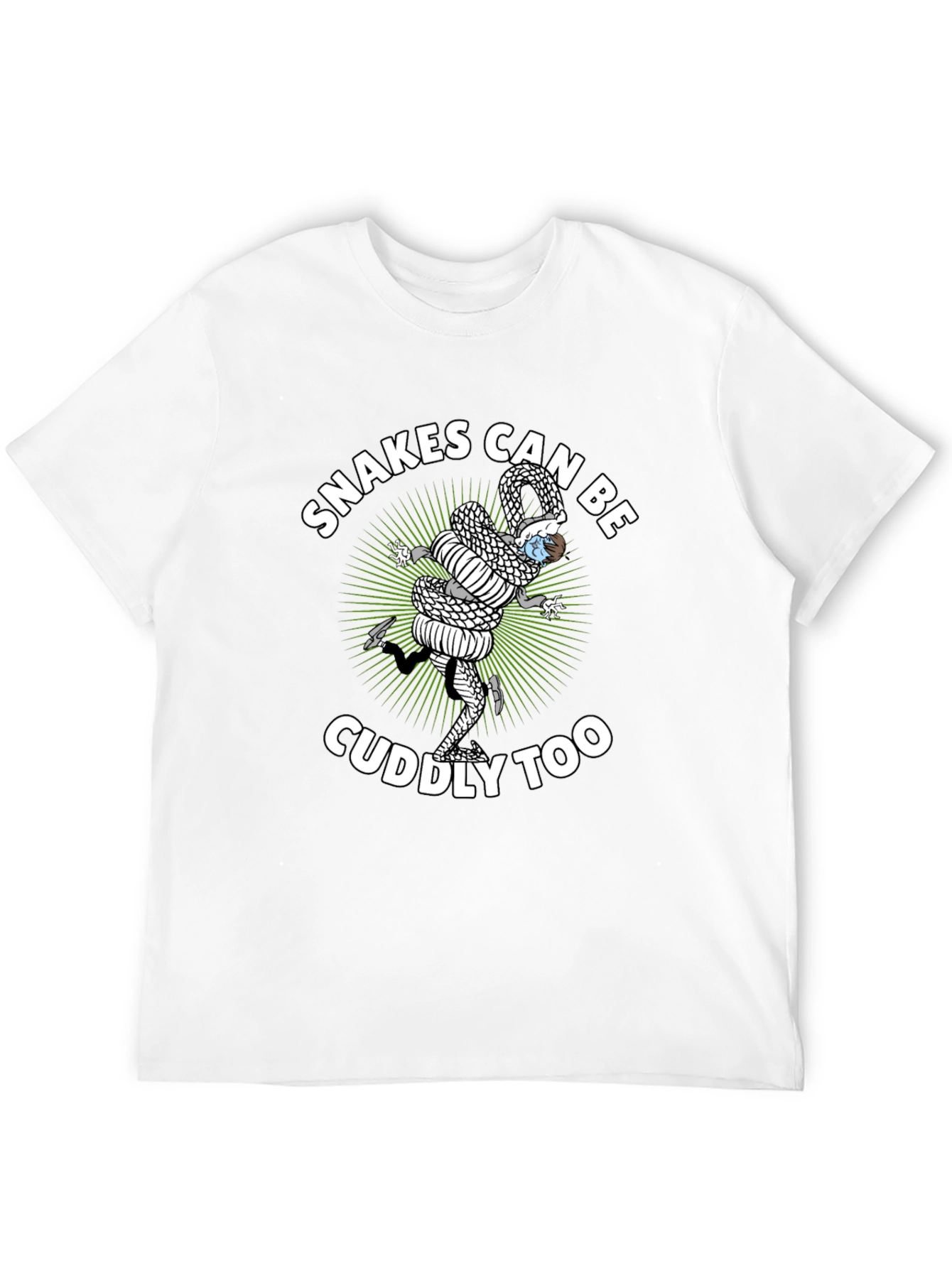 Snakes Can Be Cuddly Too Graphic Tee