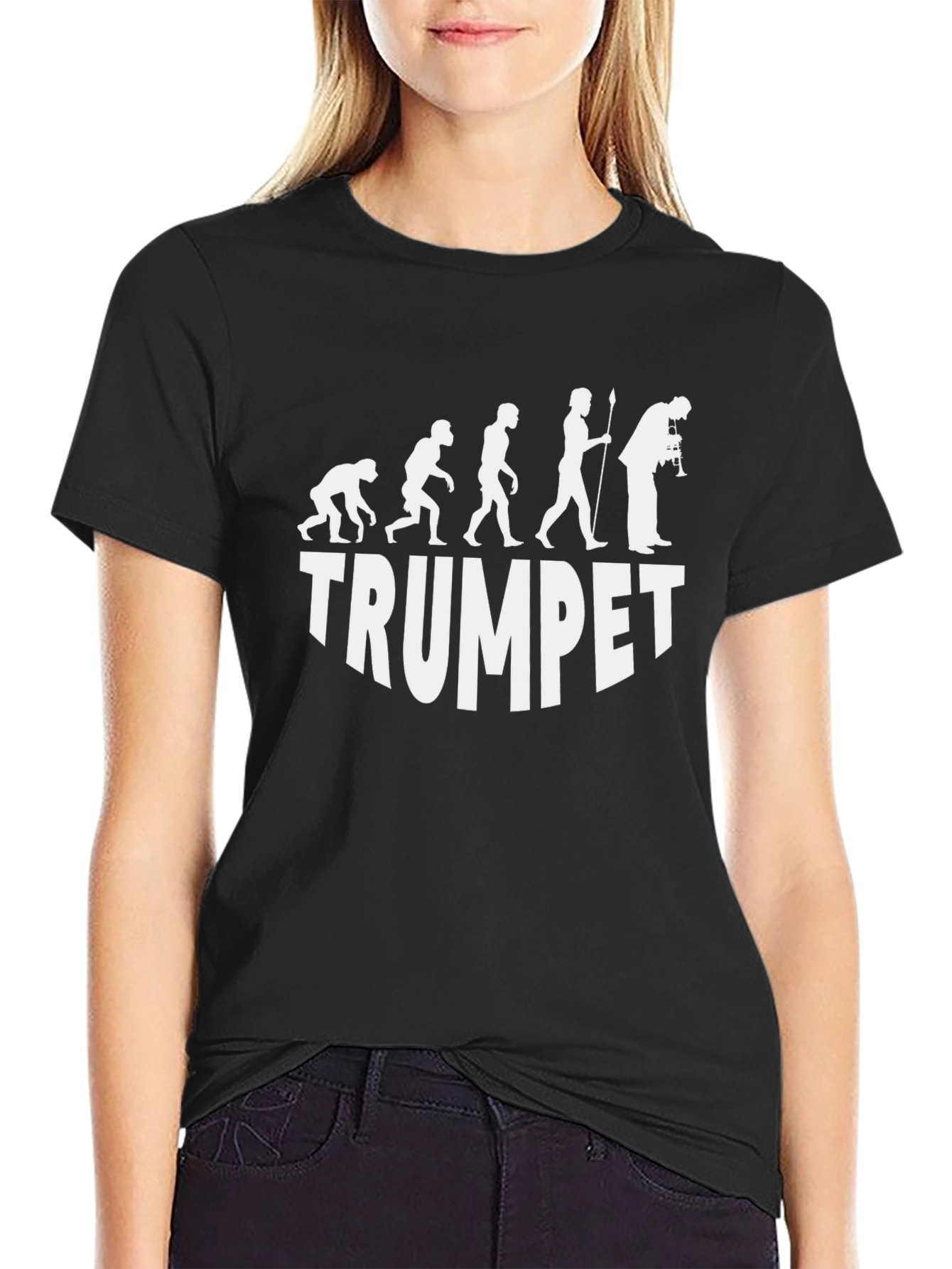 Trumpet Evolution T-Shirt - Funny Musician Tee