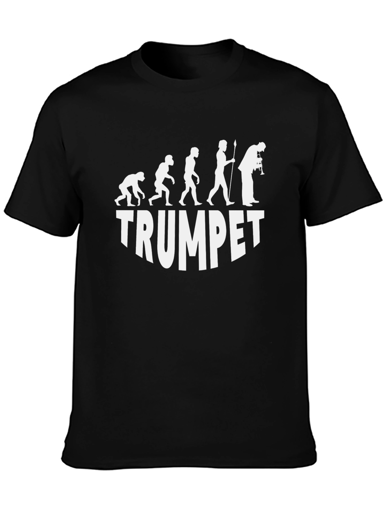 Trumpet Evolution T-Shirt - Funny Musician Tee