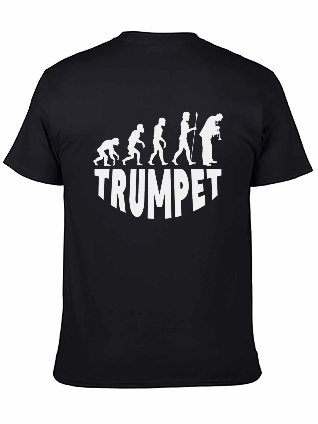 Trumpet Evolution T-Shirt - Funny Musician Tee